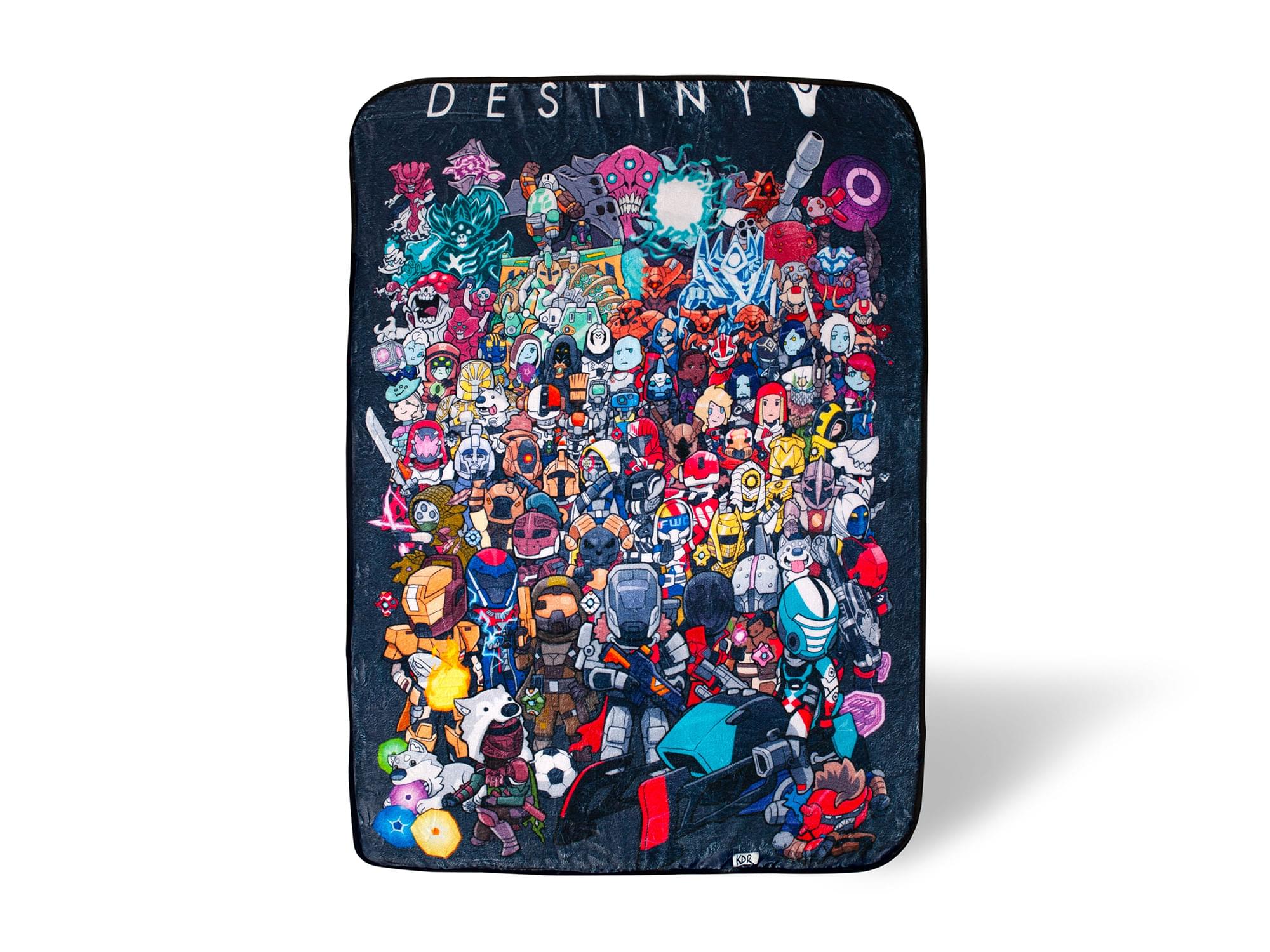 Destiny Chibi Characters Lightweight Fleece Throw - A Must - Have for Fans!