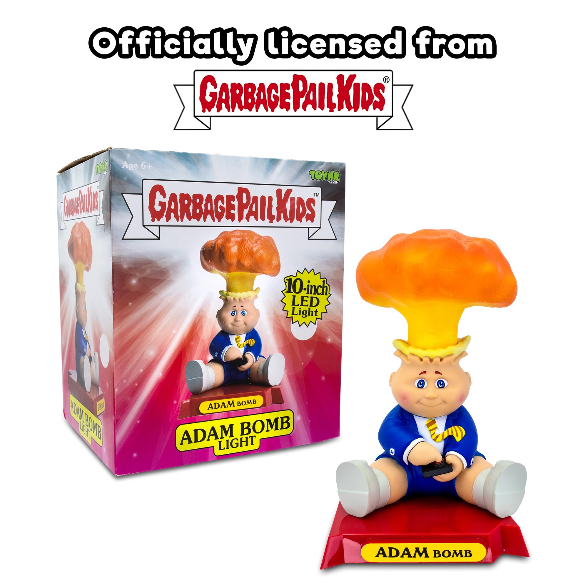 Garbage Pail Kids Adam Bomb 10-Inch Figural Mood Light - Blast Your Space with Nostalgia!