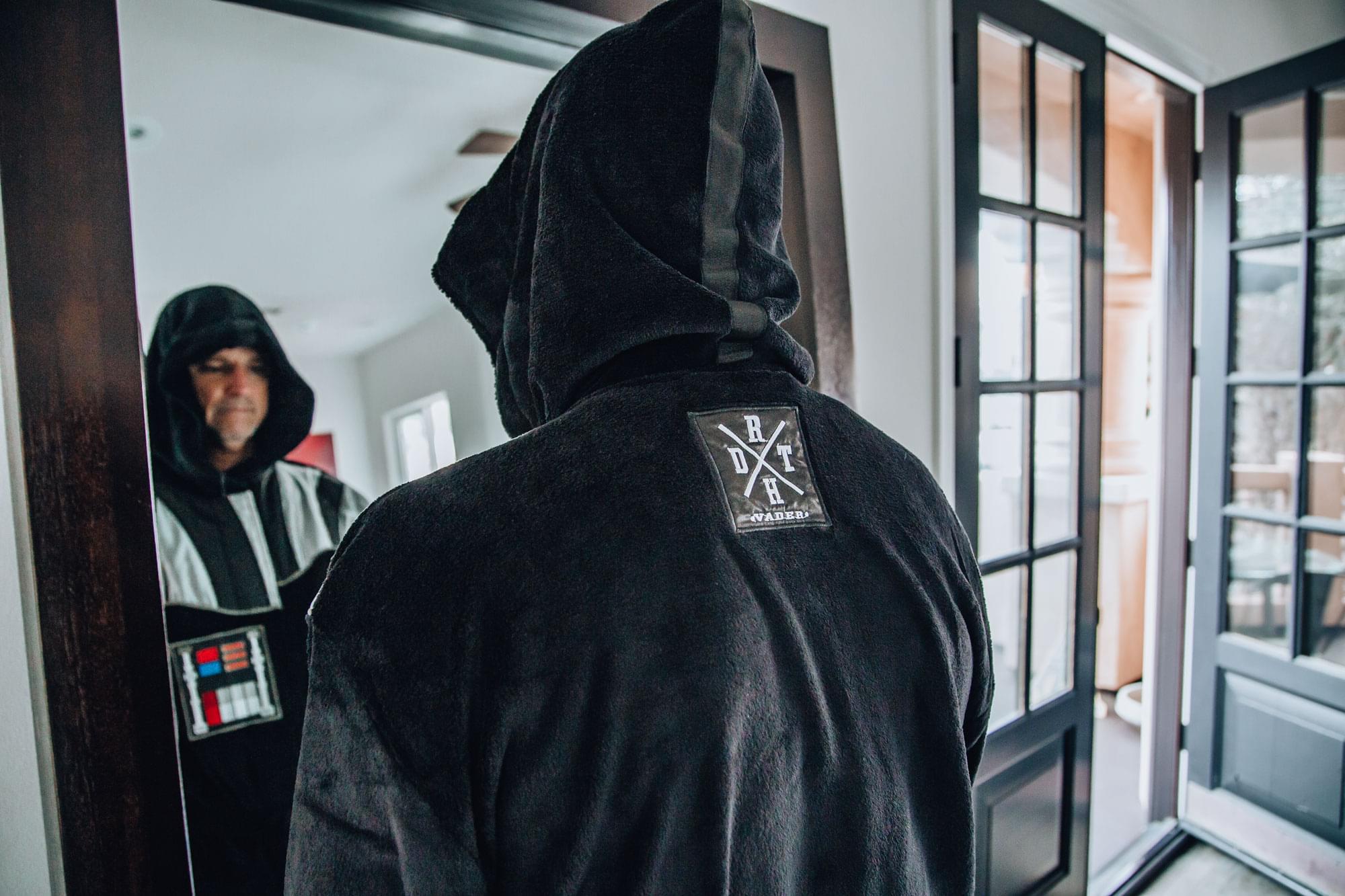 Embrace the Dark Side with Our Star Wars Darth Vader Hooded Bathrobe for All