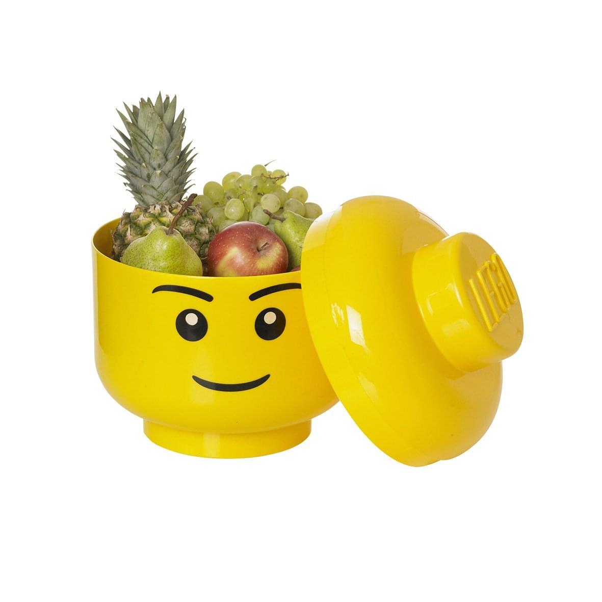 LEGO Small Storage Head - Boy: A Fun and Functional Piece for LEGO Fans