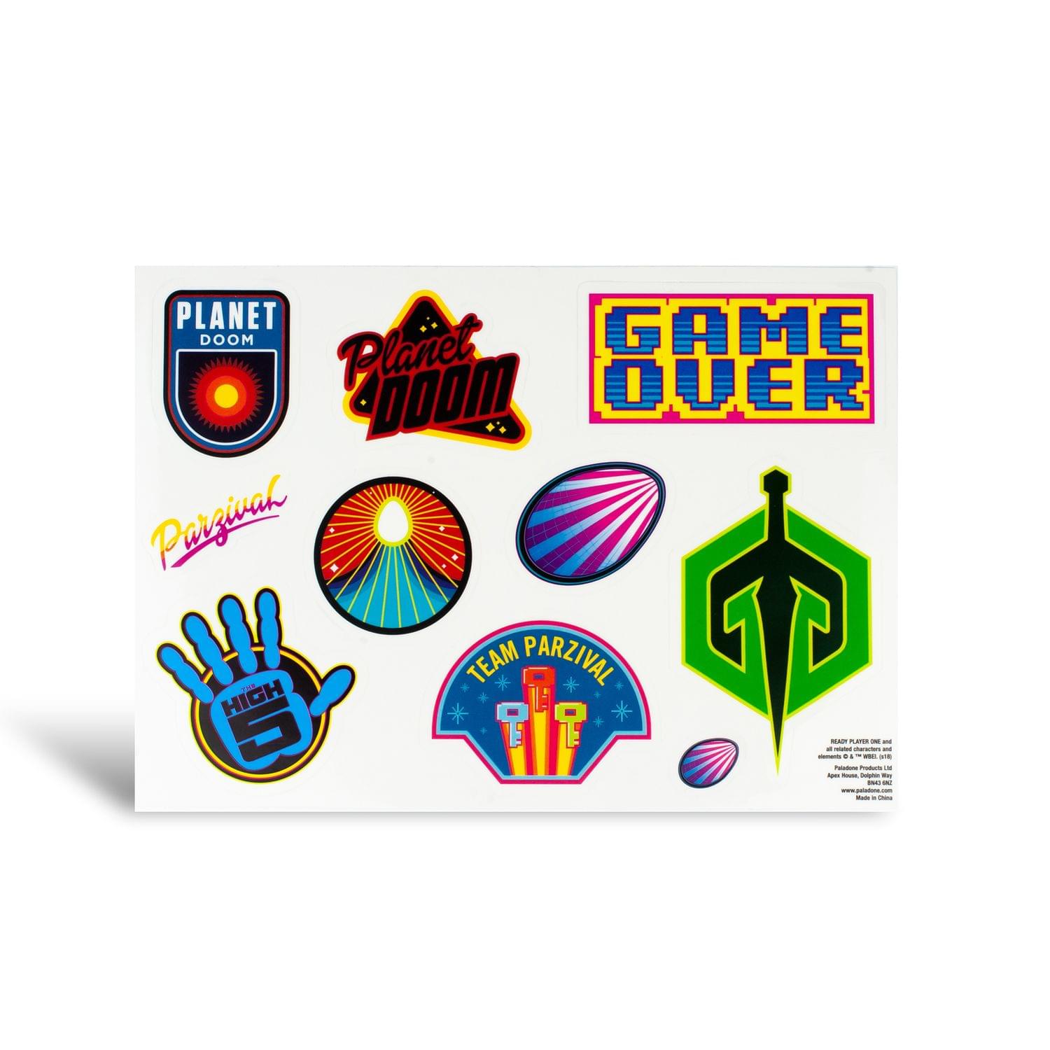 Epic Ready Player One Vinyl Gadget Decal Sticker Pack