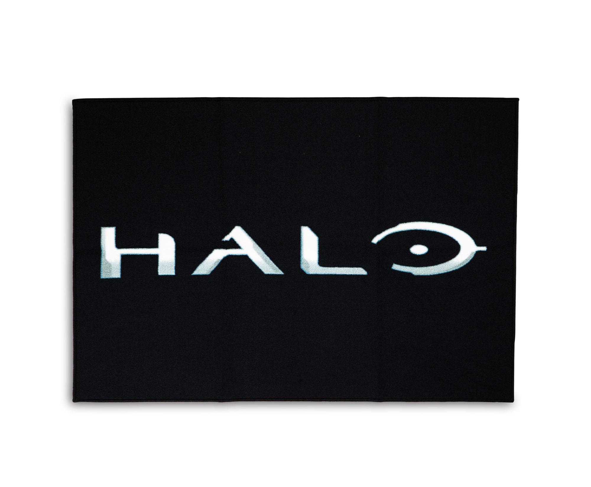 Epic HALO Black Logo Rectangular Area Rug - 36 x 52 Inches
