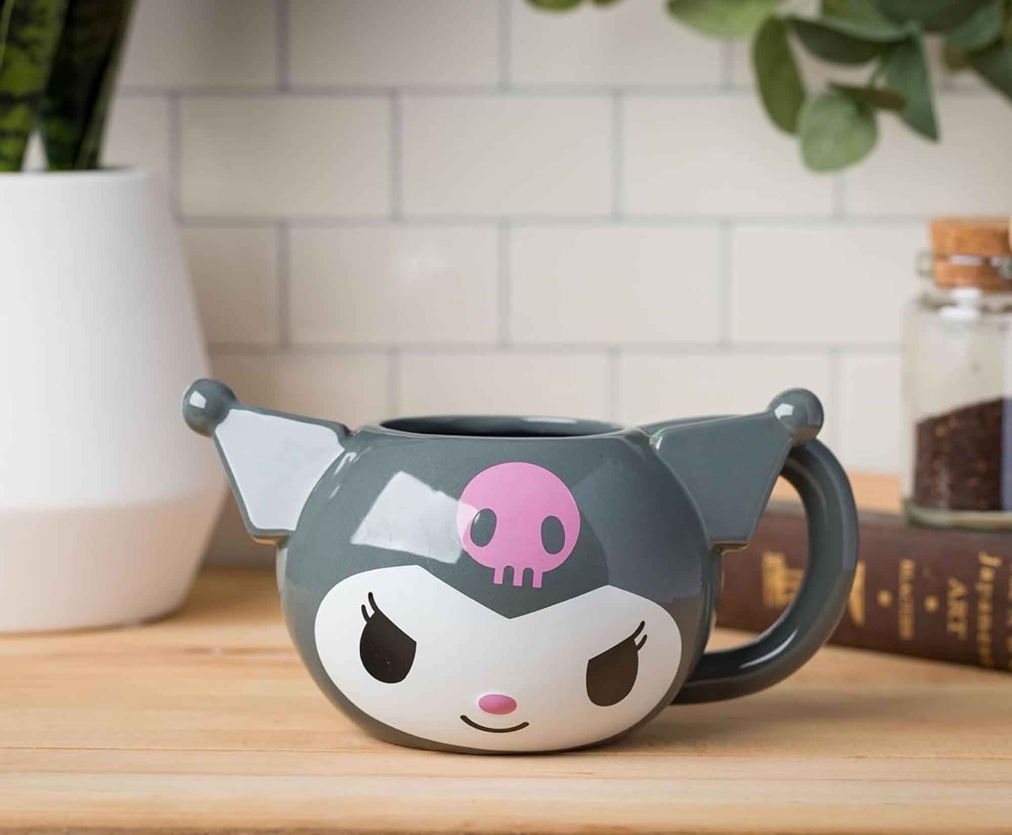 Kuromi's Mischievous 20 Ounce 3D Ceramic Mug