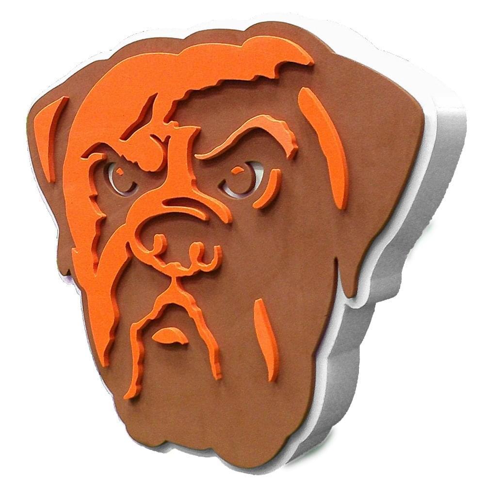 Show Your Browns Pride! NFL 3D Foam Logo 18 Wall Display