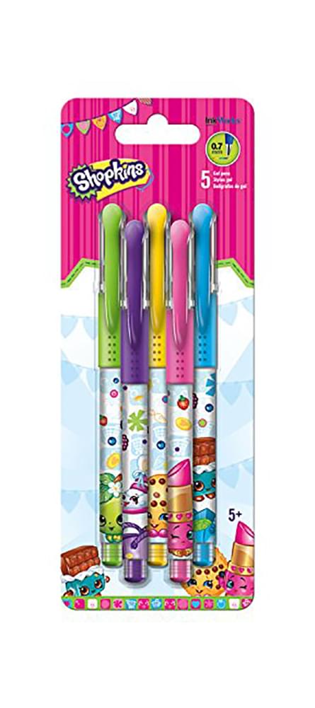 Unleash Your Creativity with Shopkins Colored Gel Pens 5-Pack