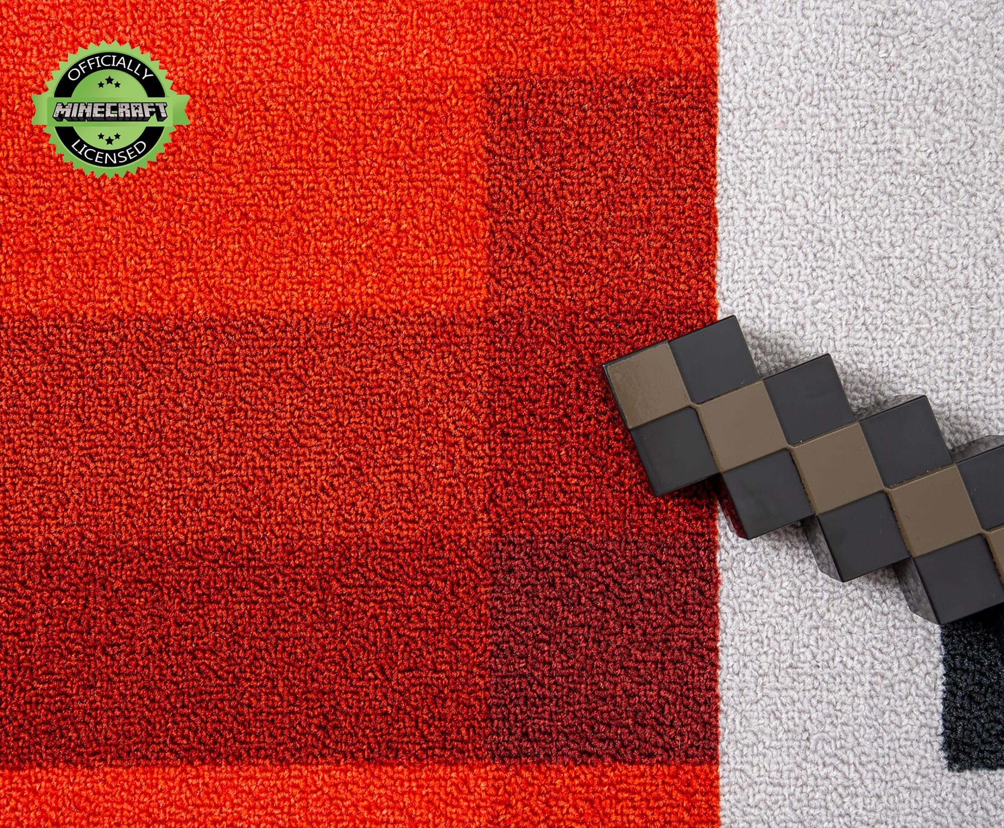 Epic Minecraft Red TNT Block 52-Inch Square Area Rug