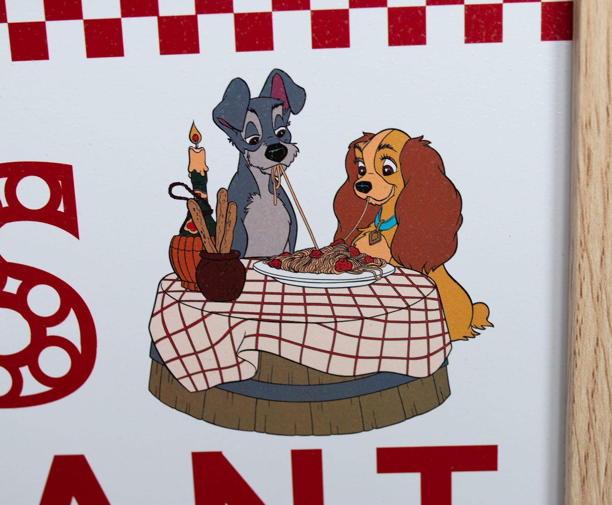 Disney Lady and the Tramp Tony's Restaurant Wall Art - Transform Your Space