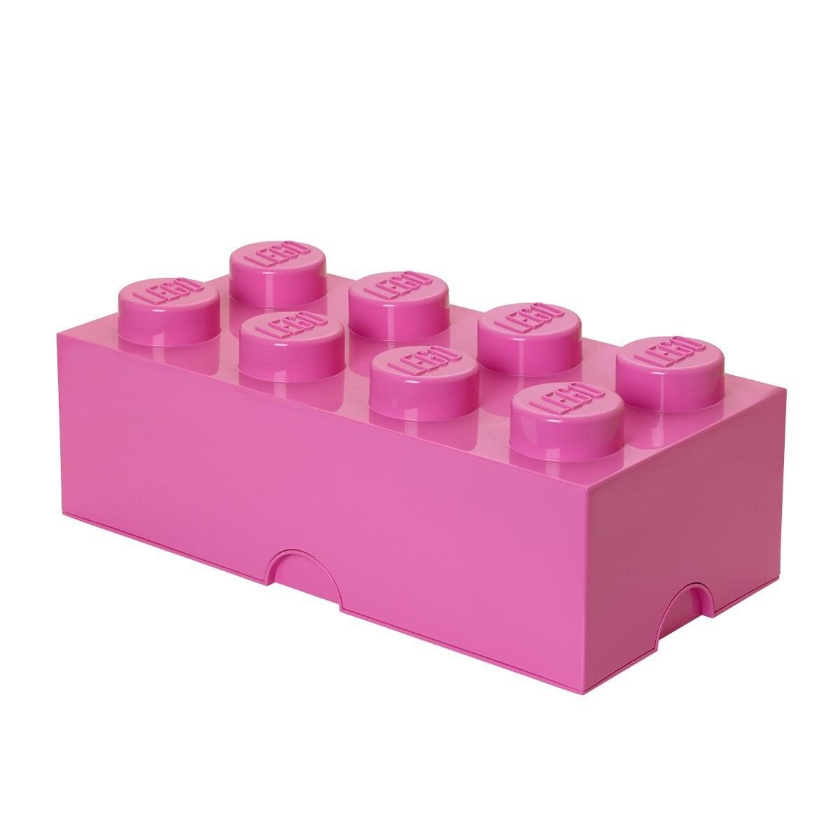 Fun & Functional LEGO - Style Storage Brick in Bright Pink