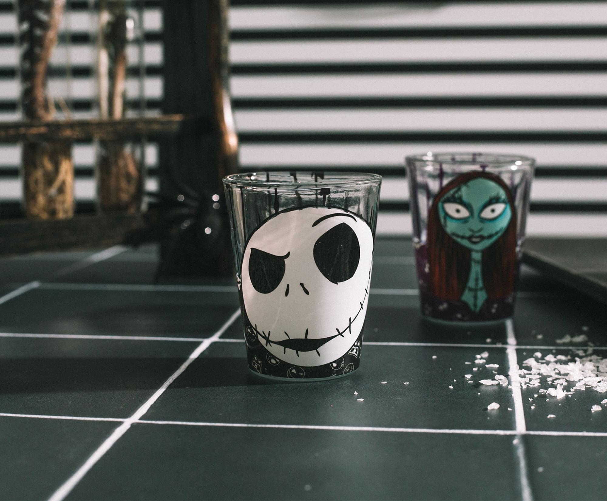 Tim Burton's The Nightmare Before Christmas 2-Ounce Mini Shot Glasses (Set of 4)