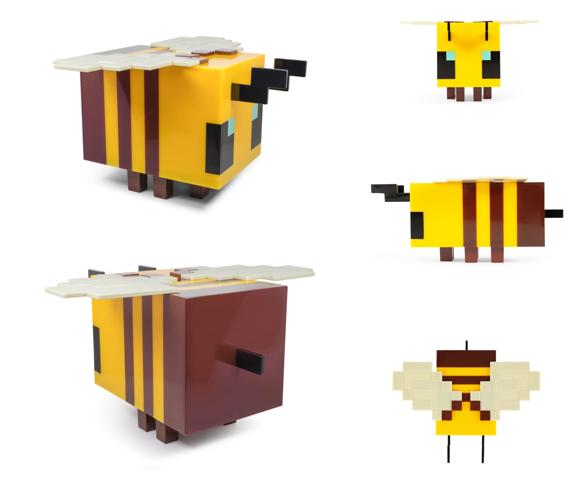 Minecraft 5-Inch Yellow Bee Figural Mood Light - Light Up Your World!