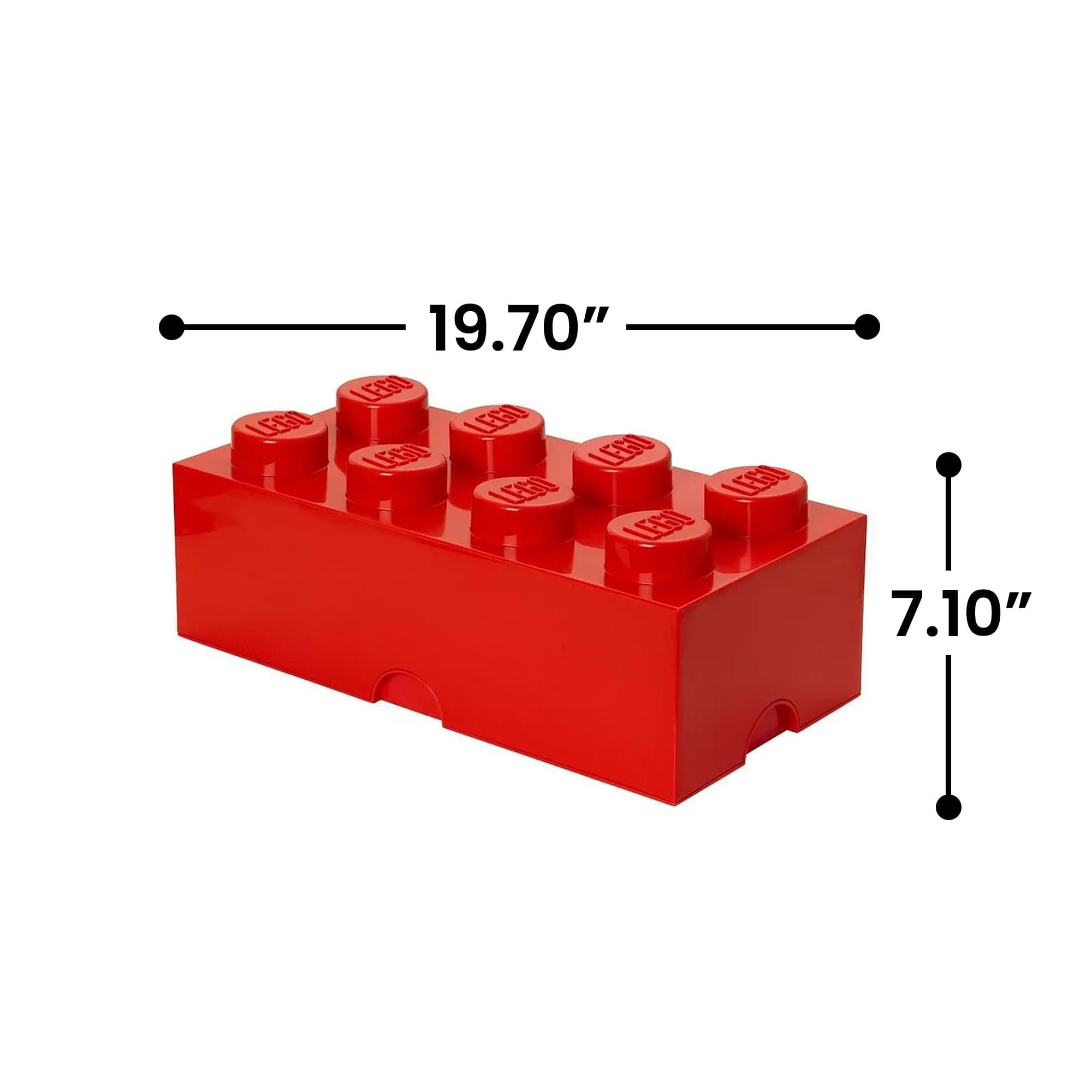 Fun & Functional LEGO - Inspired Storage Brick in Bright Red