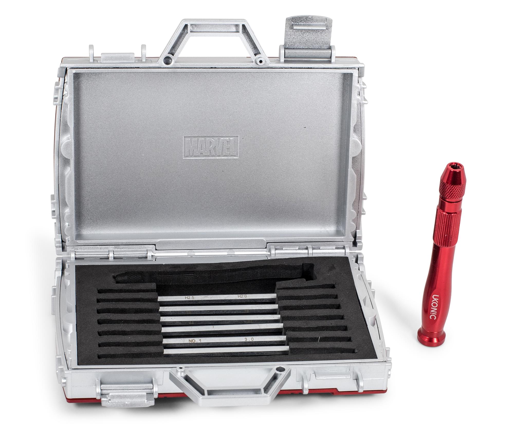 Marvel Iron Man 2 Replica Briefcase 7-Piece Screwdriver Set - Your Superhero Repair Kit
