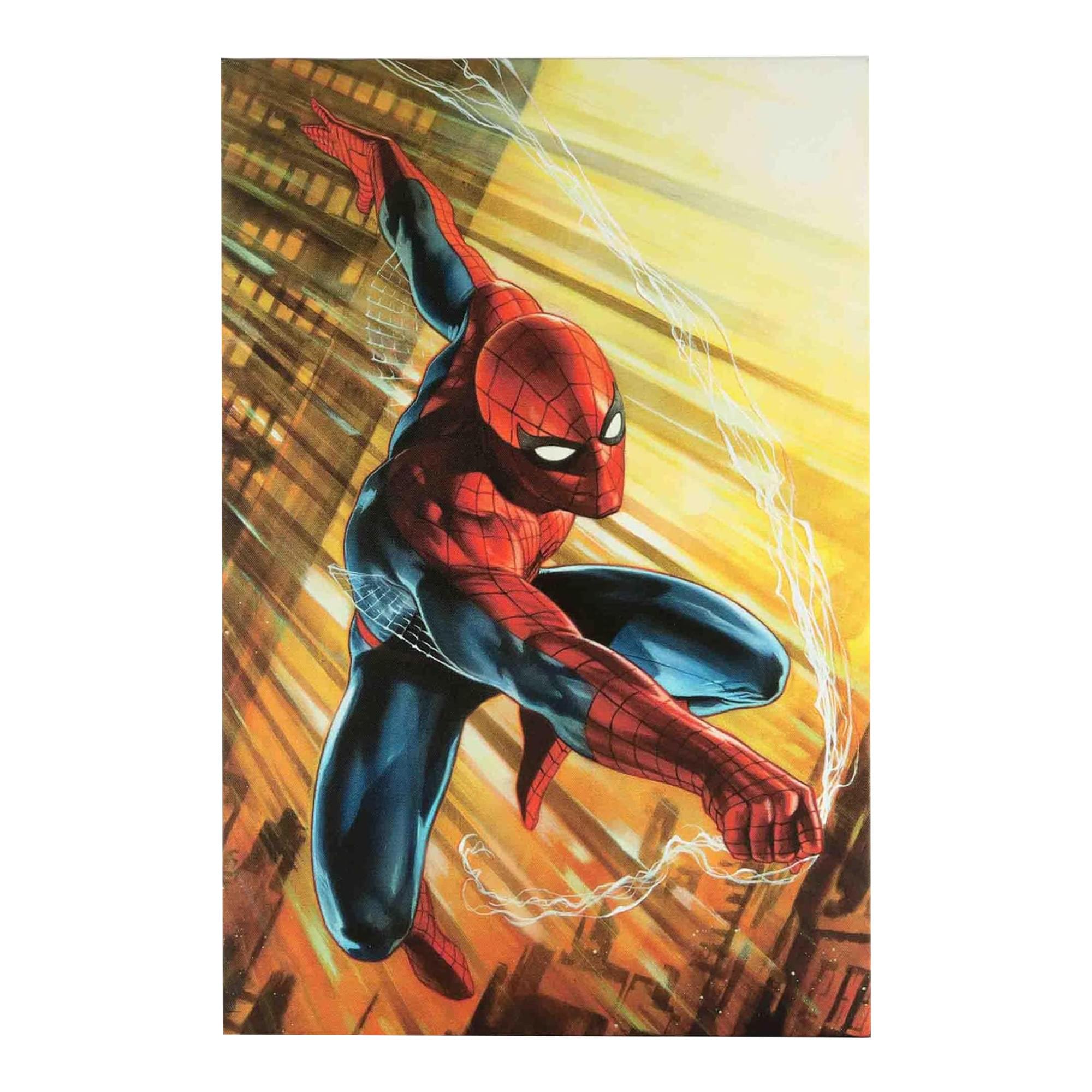 Epic Marvel Spider-Man Web Swing 13 x 19 Inch Framed MDF Wall Art