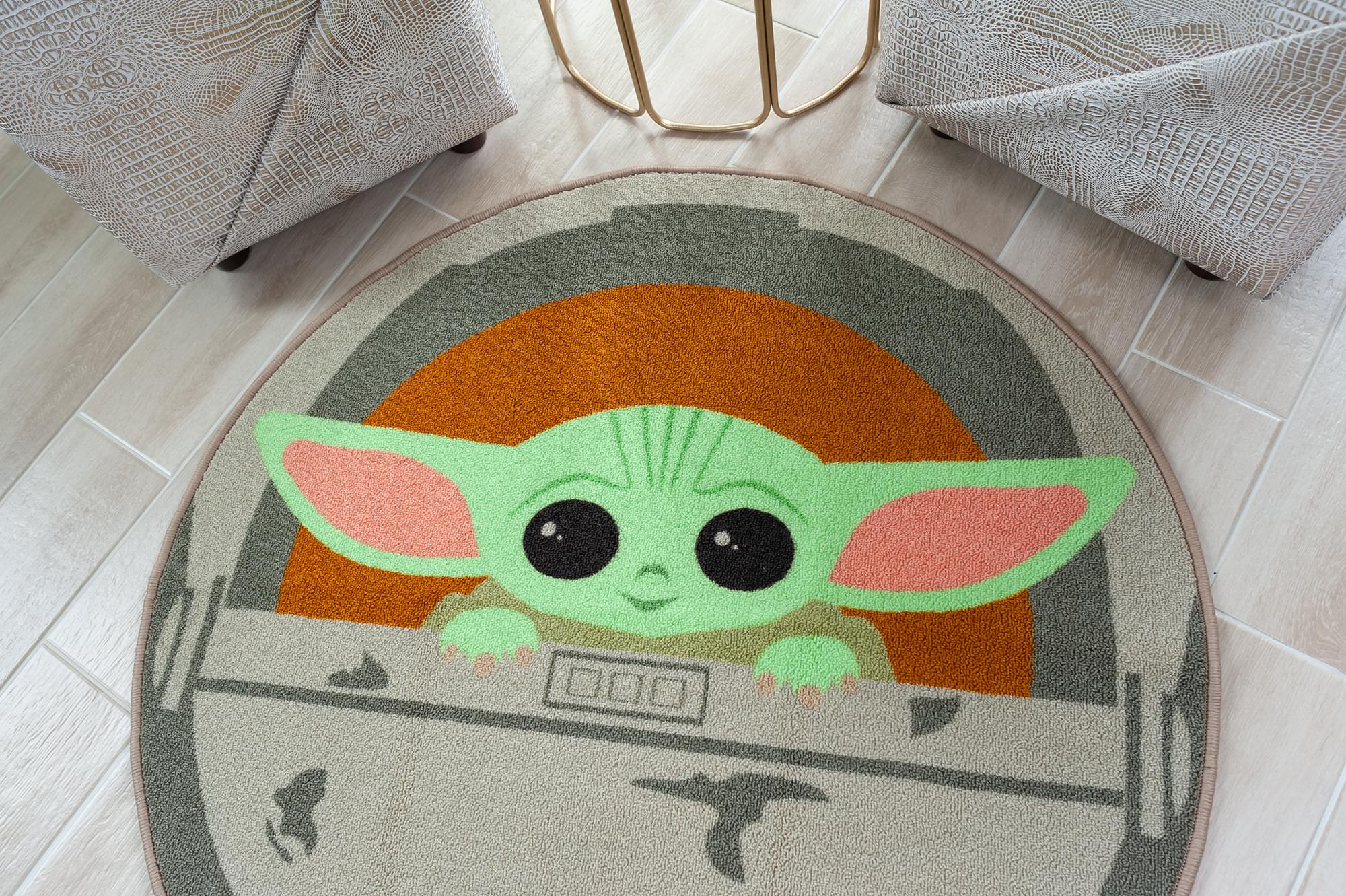 The Mandalorian: The Child 39-Inch Round Area Rug - Bring Fandom Home