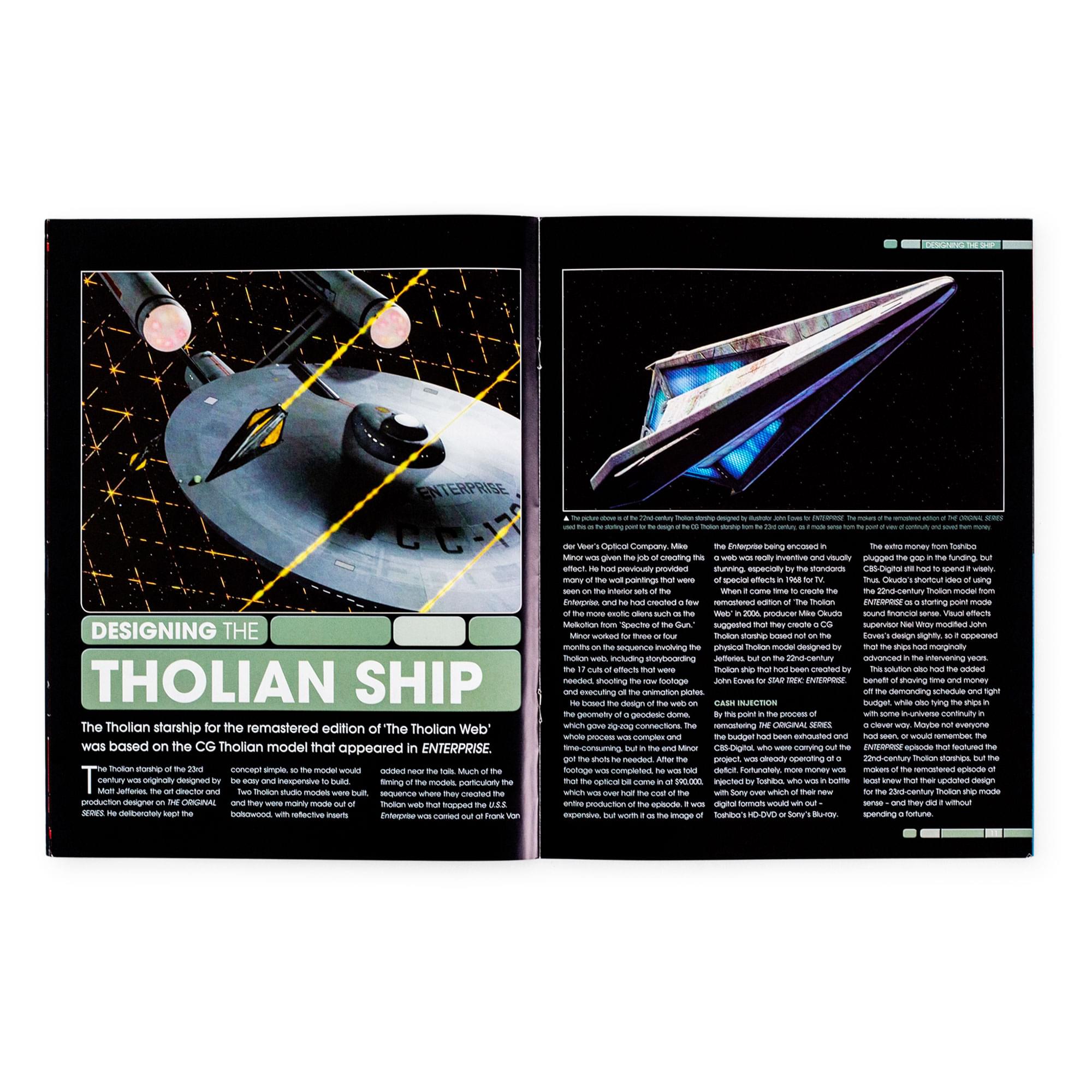 Eaglemoss Star Trek: Tholian Starship Magazine - A Galactic Adventure!