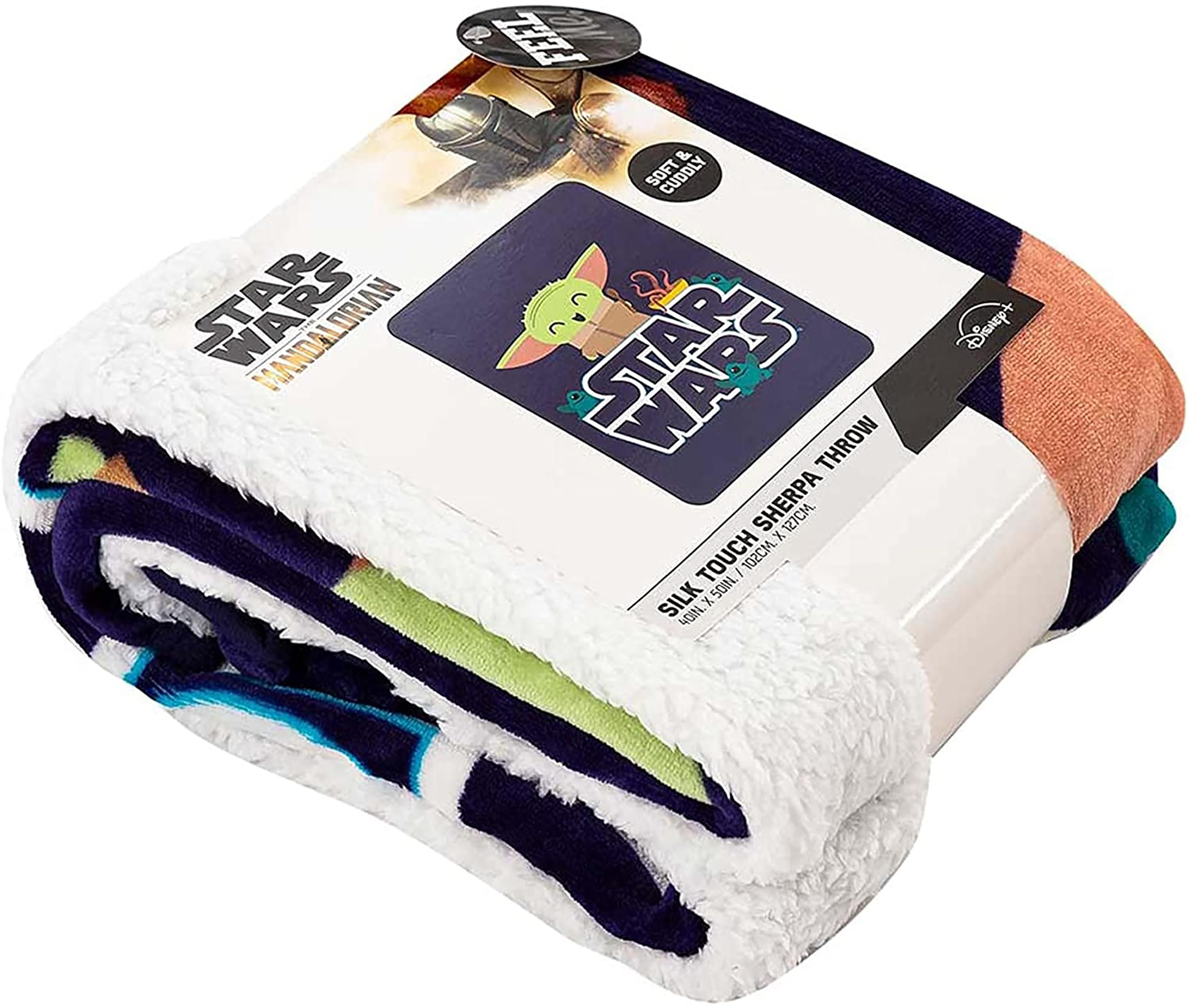 Star Wars The Child 'Snack Is the Way' 40 x 50 Inch Silk Touch Sherpa Throw Blanket