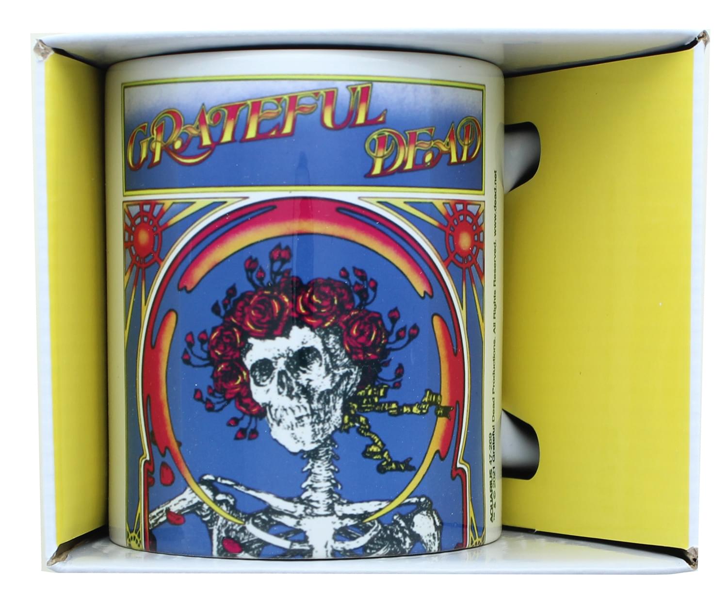 Grateful Dead's Enchanting Skeleton and Roses 11 Ounce Ceramic Mug