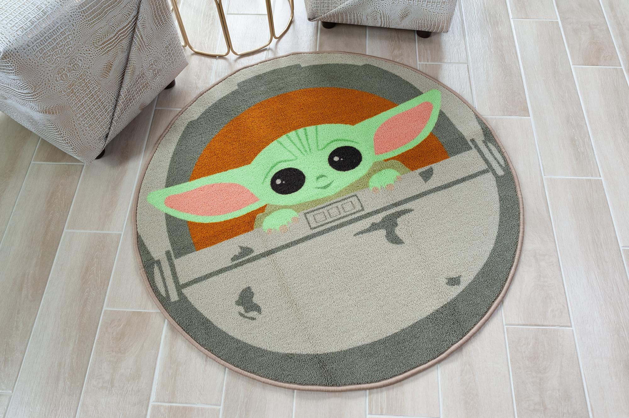 The Mandalorian: The Child 39-Inch Round Area Rug - Bring Fandom Home