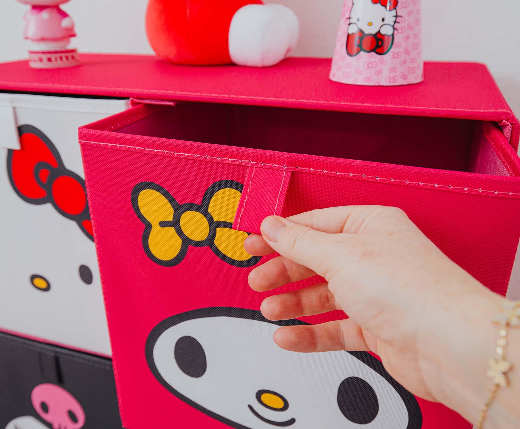 Sanrio 11-Inch Hello Kitty & Friends Storage Bin Set of 4