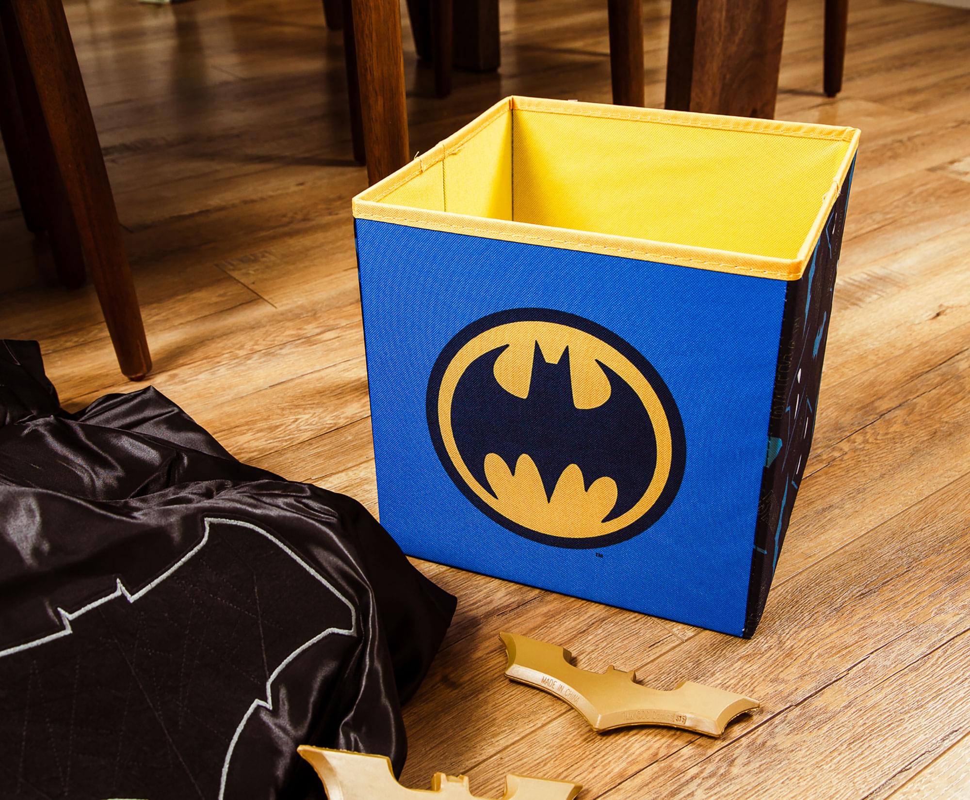 Epic DC Comics Batman Logo 11-Inch Storage Bin Cube Organizer
