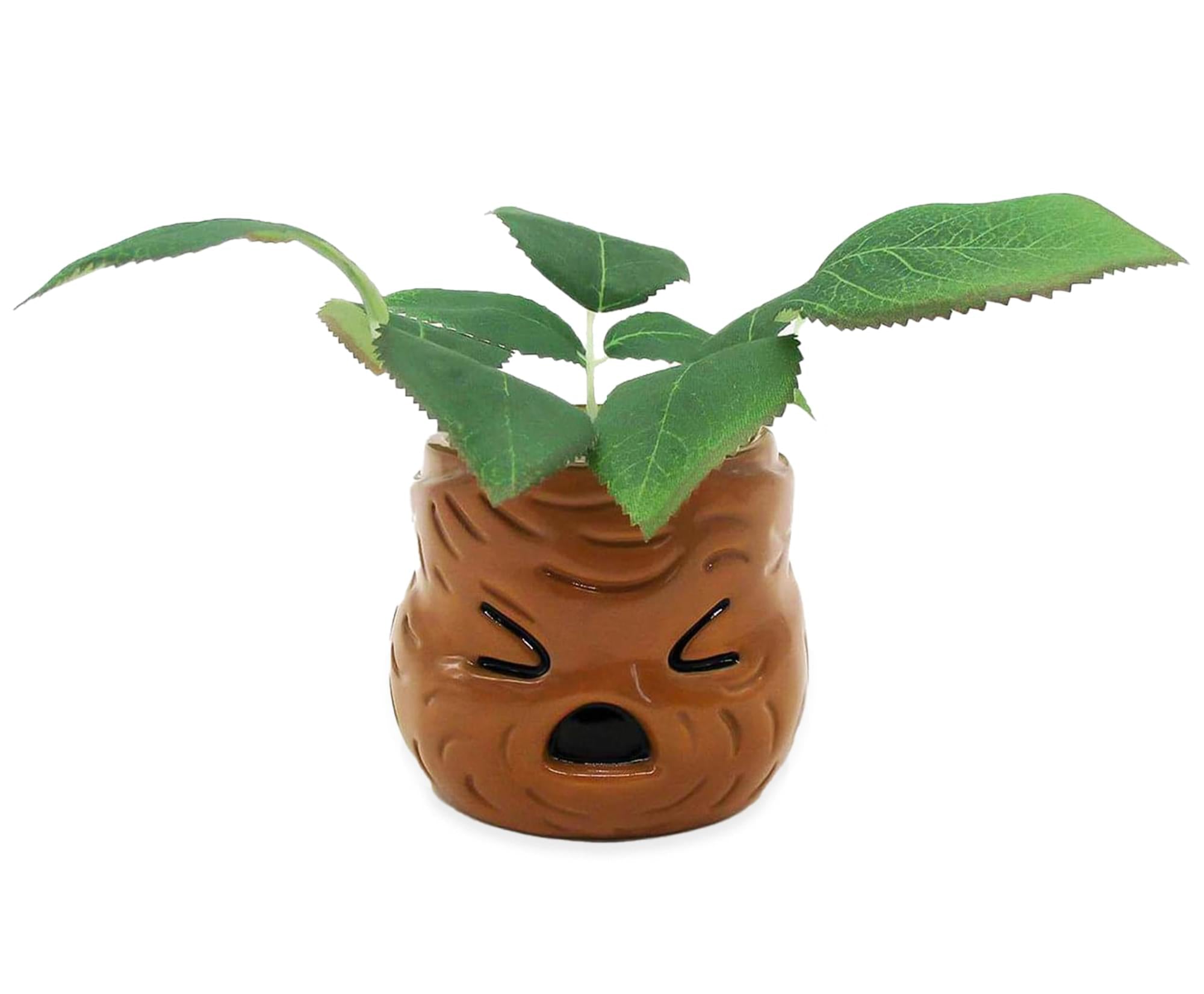 Harry Potter Mandrake 6-Inch Ceramic Planter with Artificial Succulent - A Must-Have for Potterheads