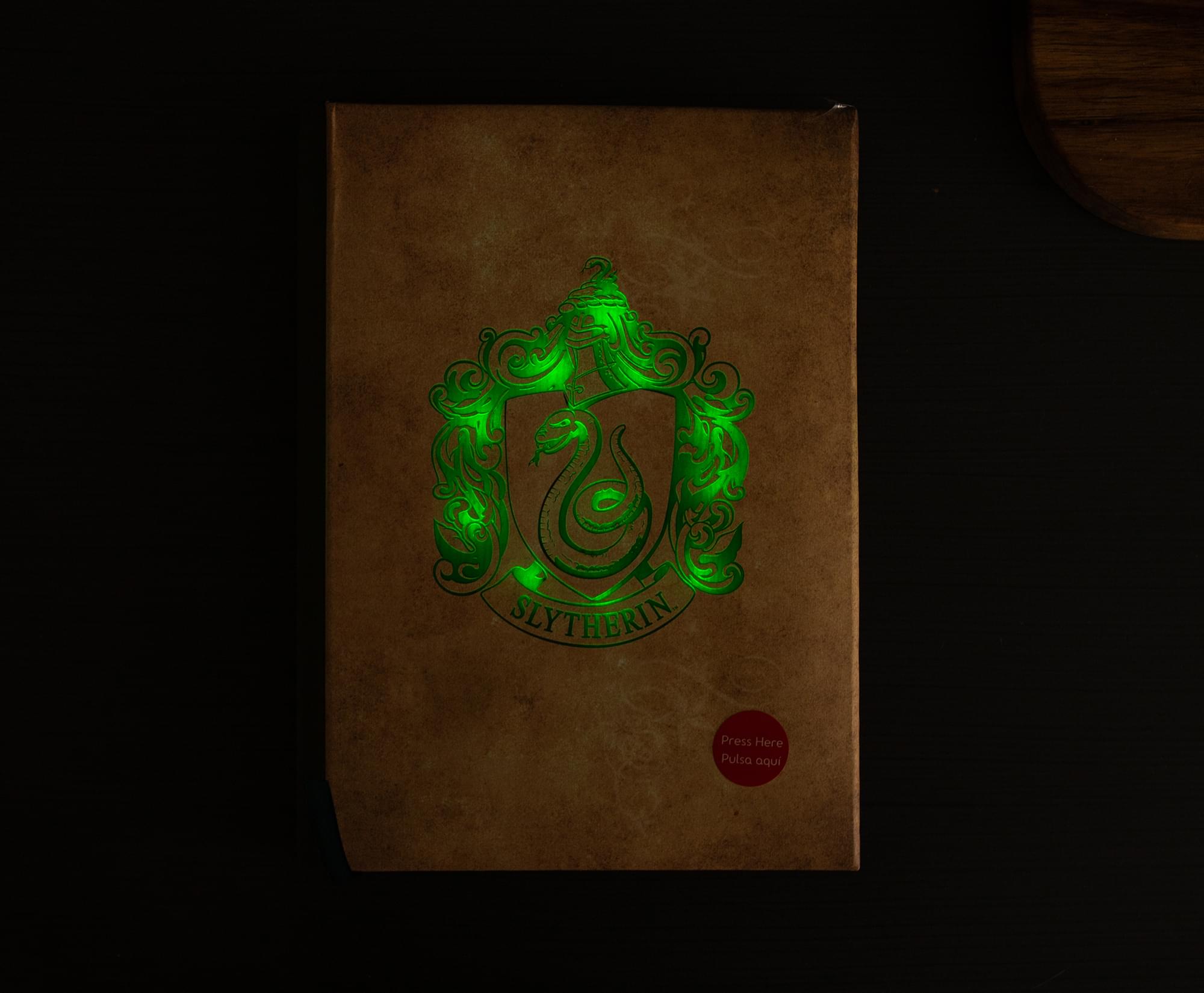 Enchanting Slytherin Light-Up Harry Potter Hardcover Notebook