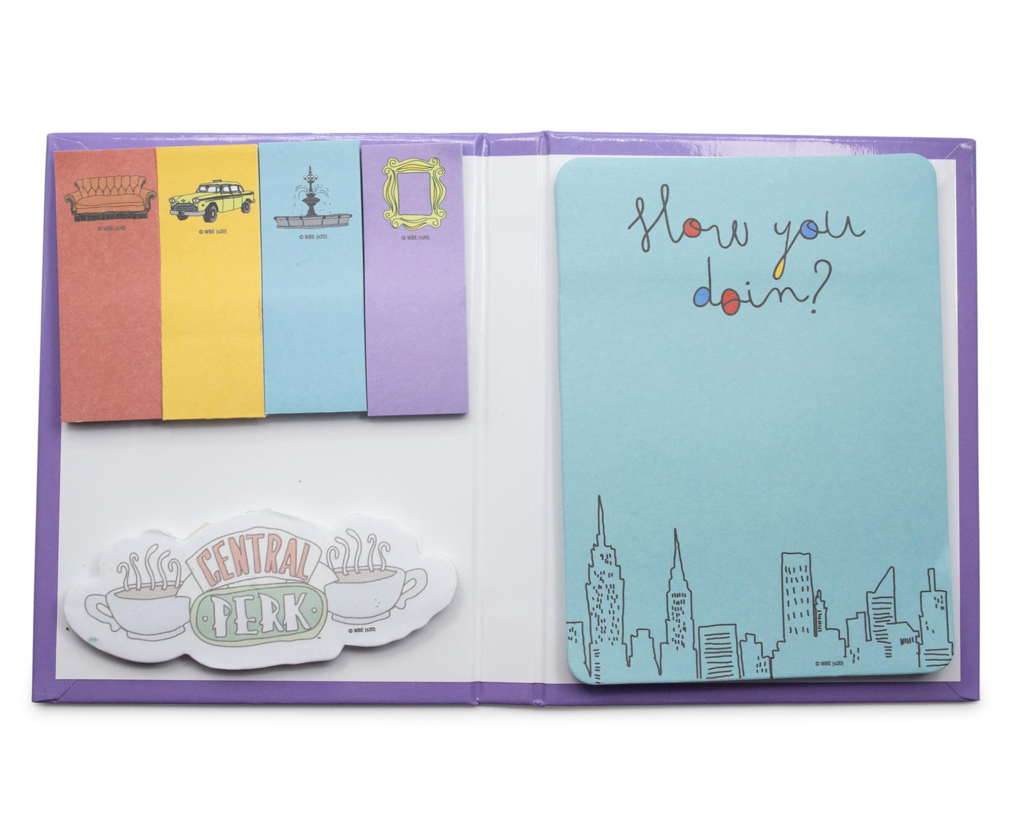 Friends-Inspired Sticky Note & Tab Box Set: Keep the Comedy Close