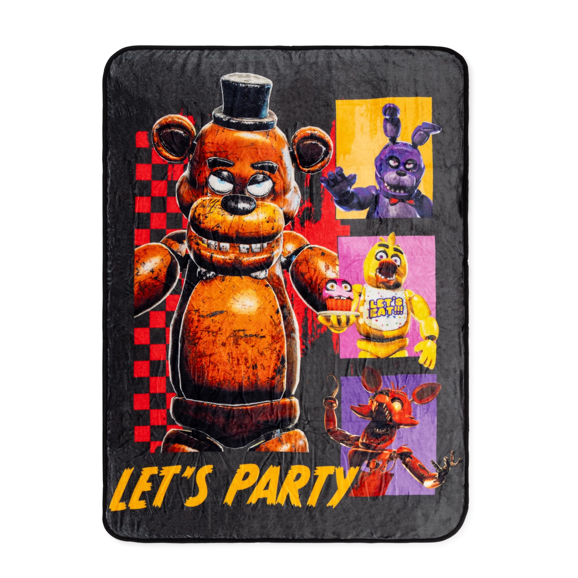 Five Nights At Freddy's Party Time Throw Blanket - 45 x 60 Inches