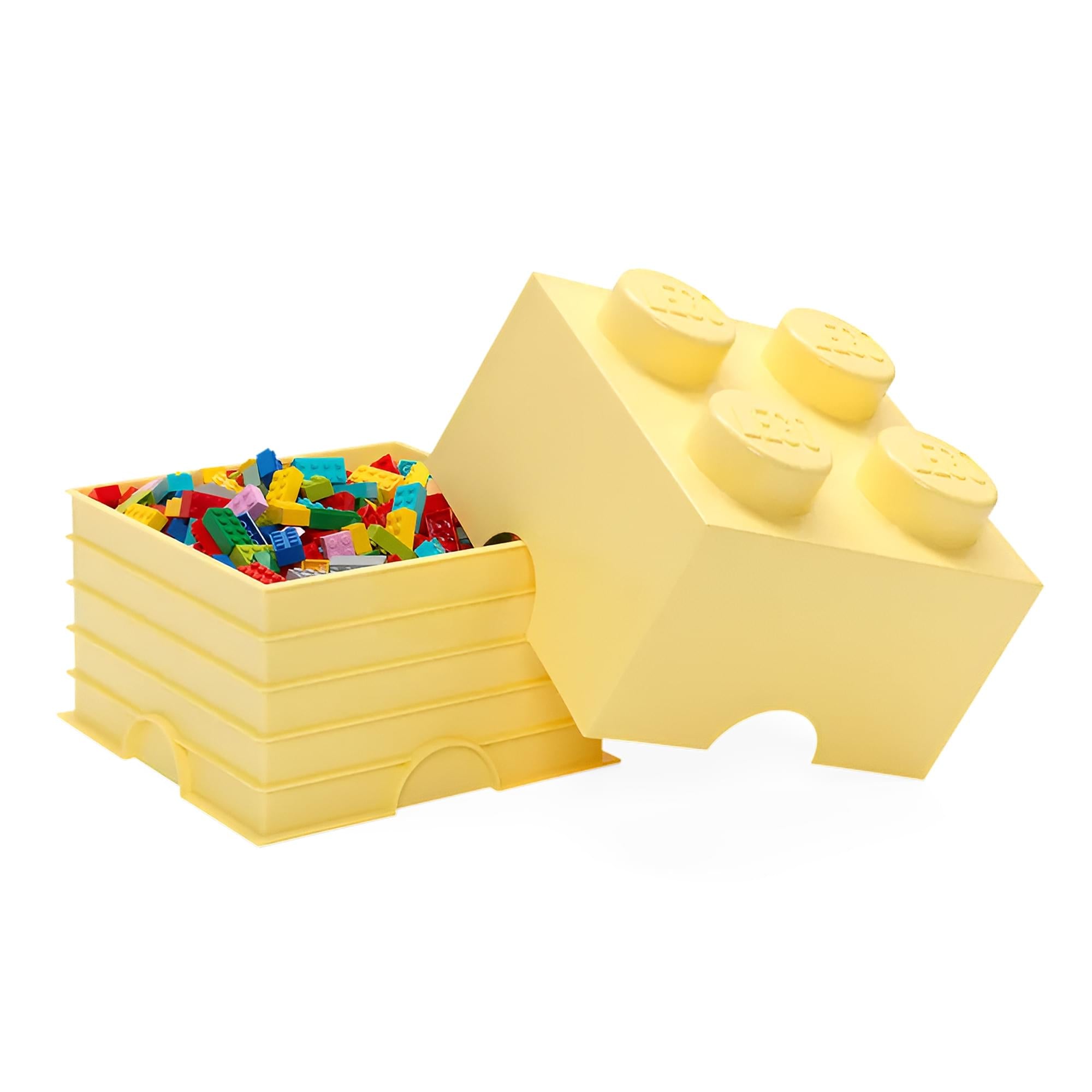 Cool Yellow LEGO Storage Brick - Keep Your Toys Organized and Have Fun!