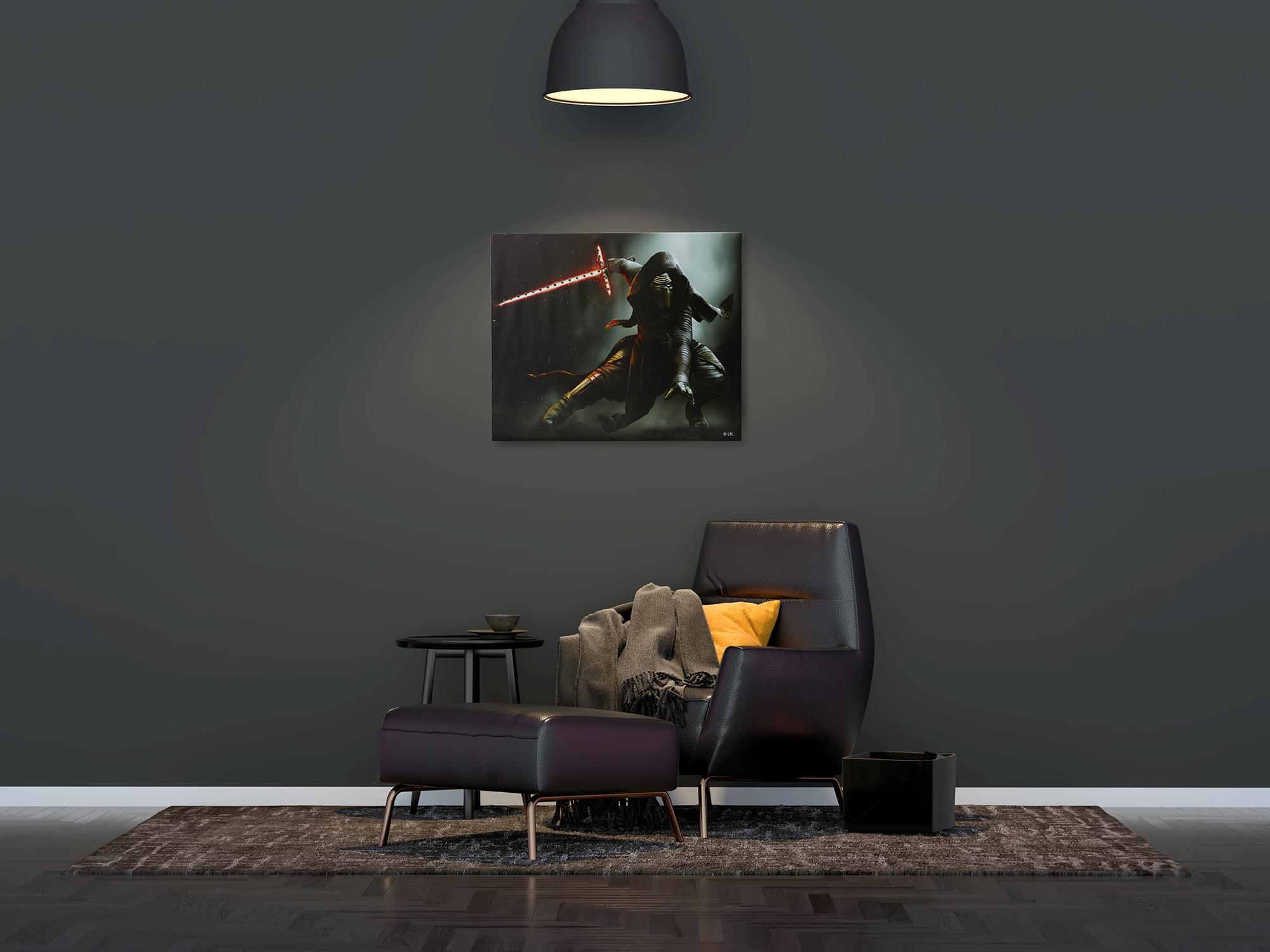 Illuminate Your Space with Kylo Ren Canvas Art