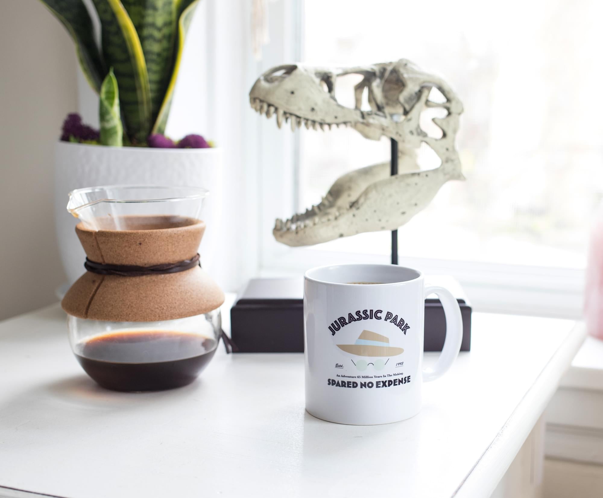 Unleash Your Inner Dino Enthusiast with the Jurassic Park Ceramic Mug
