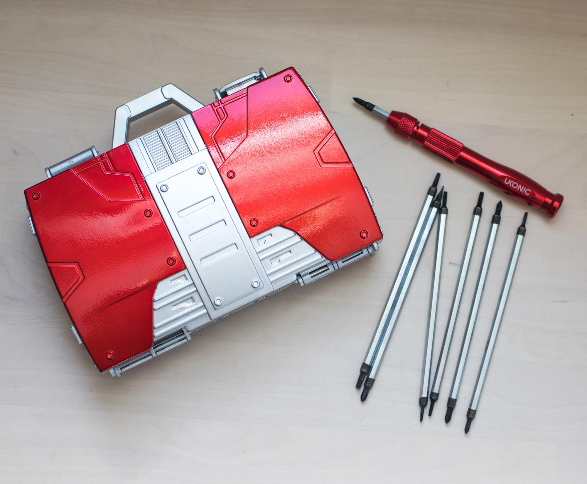 Marvel Iron Man 2 Replica Briefcase 7-Piece Screwdriver Set - Your Superhero Repair Kit