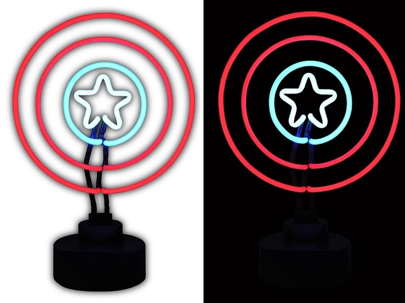 Epic Marvel Captain America Shield Neon Sign