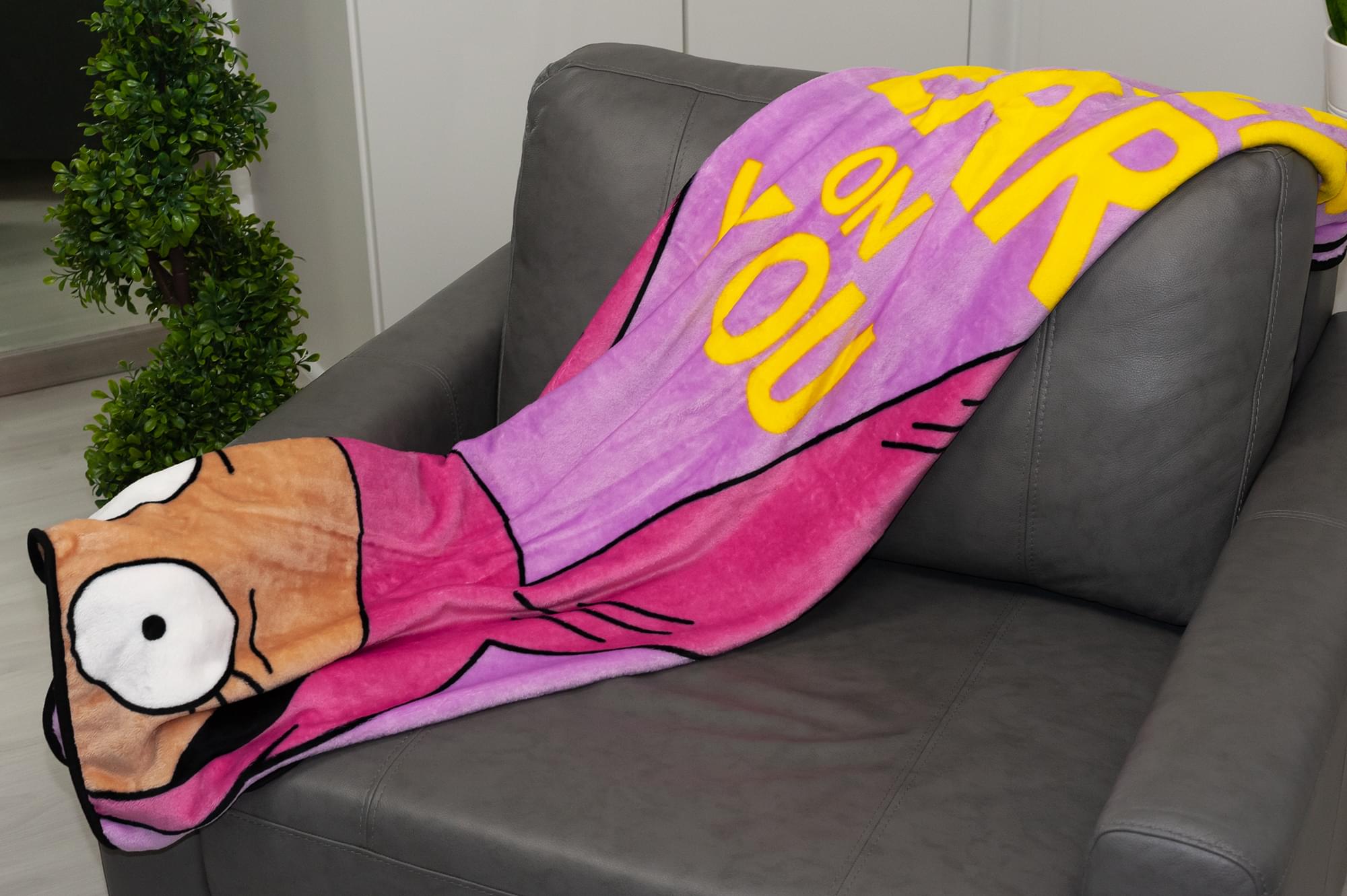 Louise Belcher Throw Blanket from Bob's Burgers - 'I Smell Fear On You' | 64 x 44 Inches