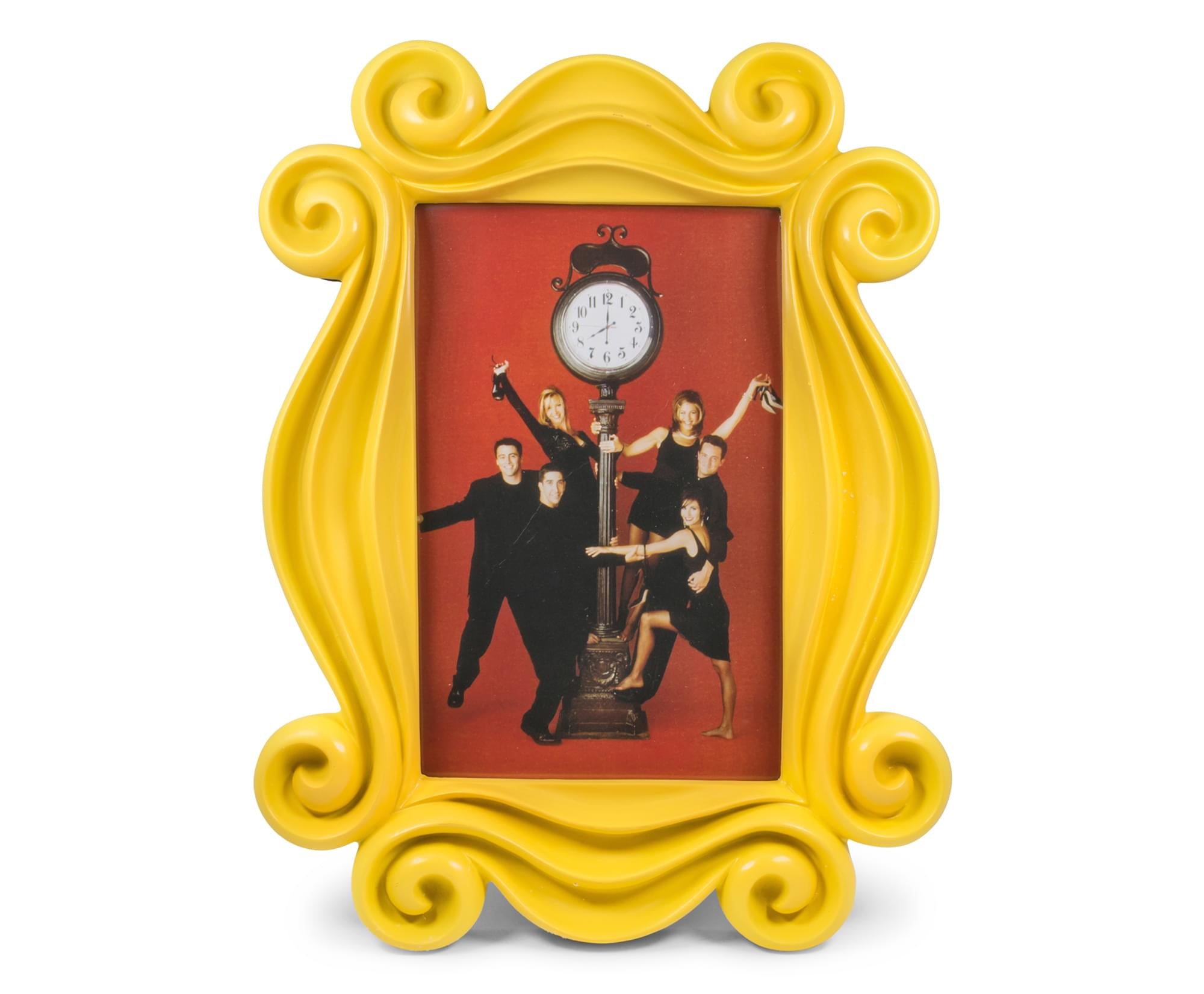 Friends-Inspired Yellow Door Polyresin Photo Frame with Stand - 10 x 7.5 Inches