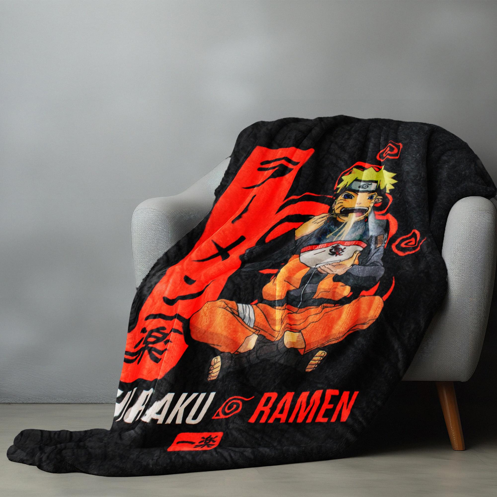 Naruto Shippuden Ichiraku Ramen Ultra-Soft Fleece Throw Blanket