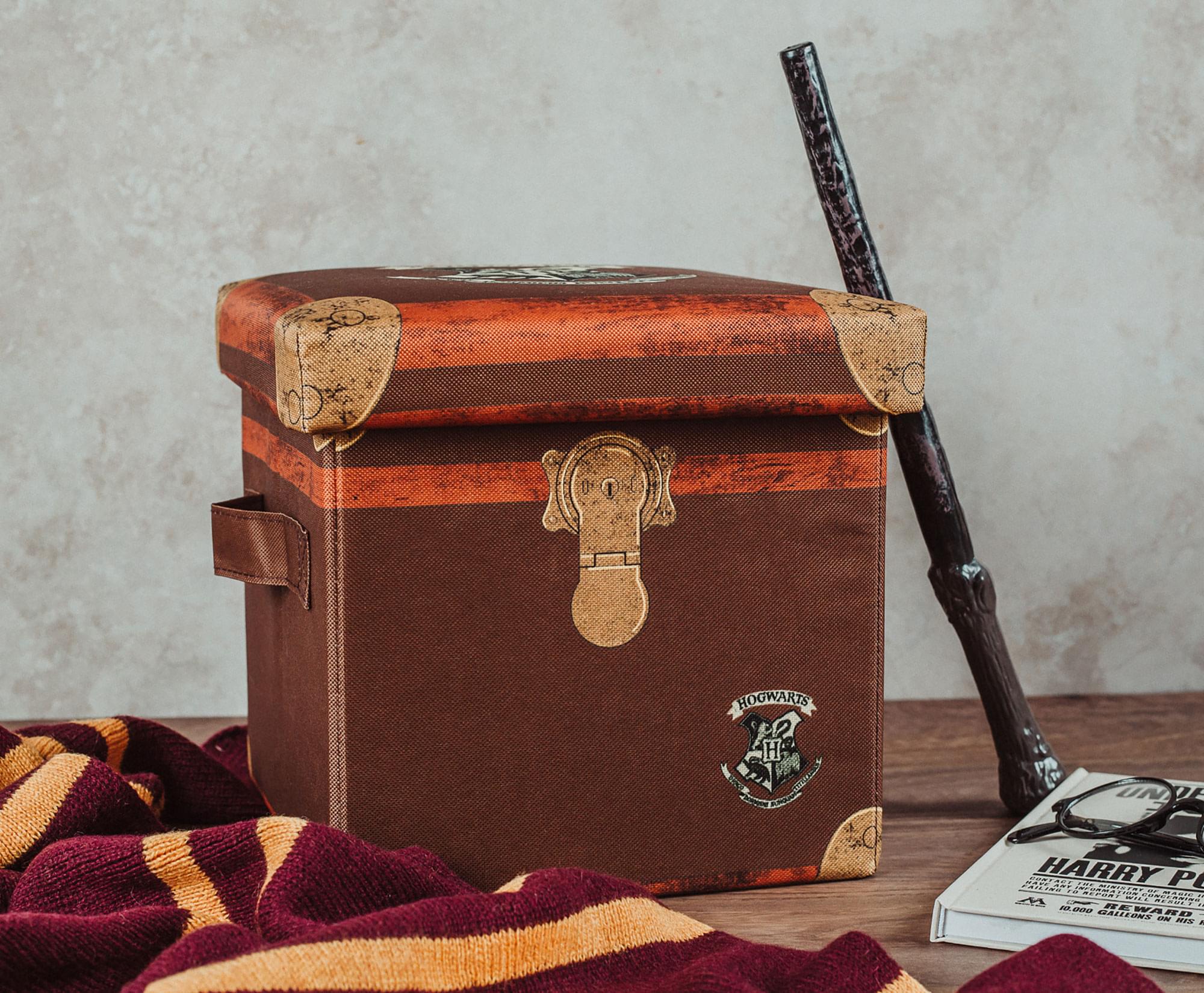 10-Inch Harry Potter Hogwarts Storage Bin with Lid