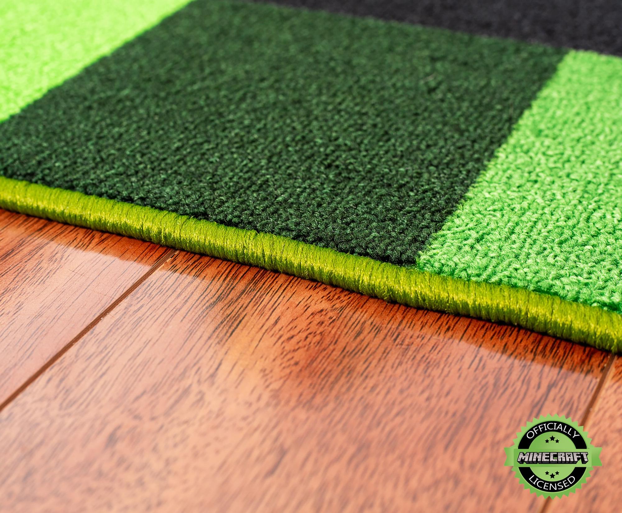 Epic Minecraft Green Creeper 52-Inch Square Area Rug