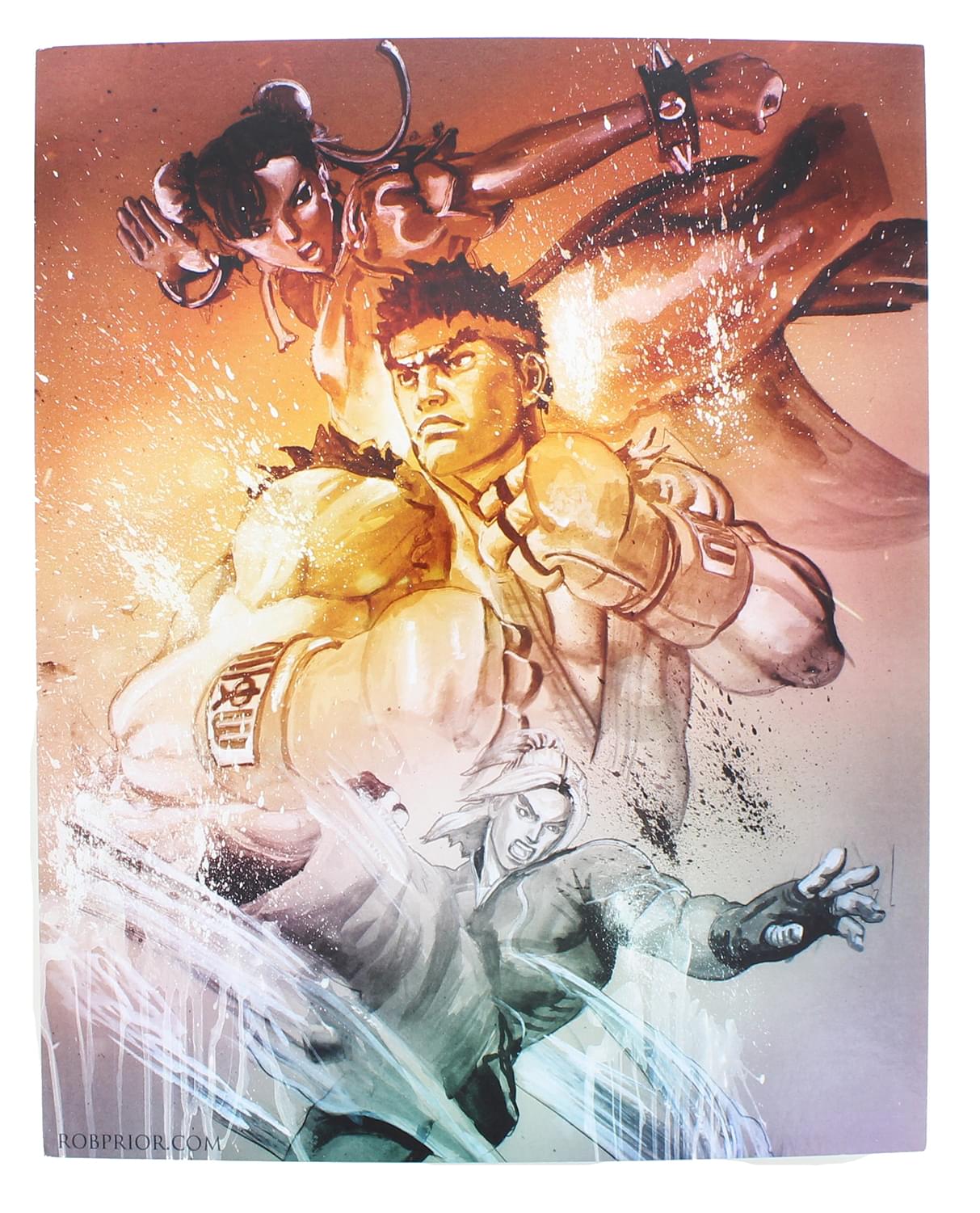 Epic Street Fighter V Versus Limited Edition 8x10 Inch Art Print by Rob Prior