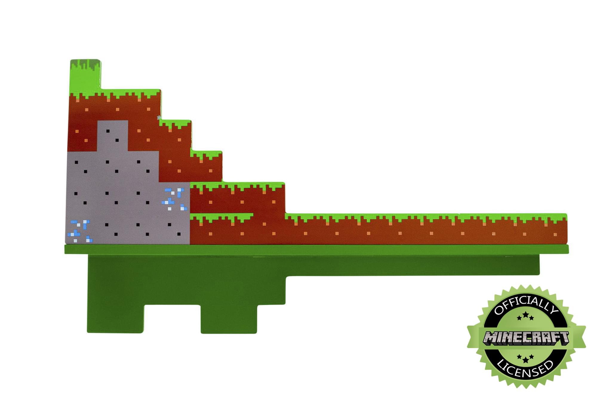 Transform Your Space with the Minecraft-Inspired Wall Shelf