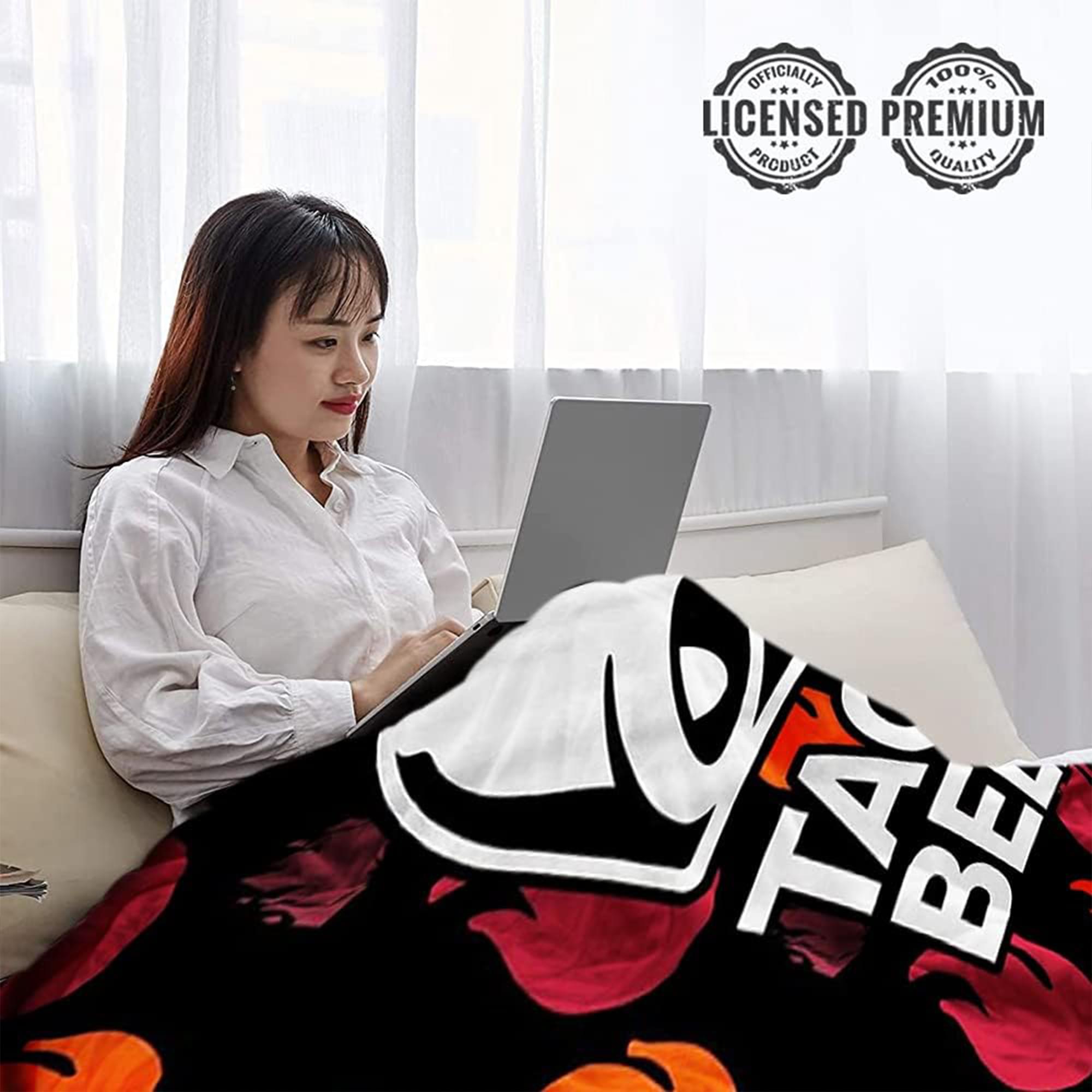 Cozy Taco Bell Logo Fleece Throw Blanket - 45 x 60 Inches