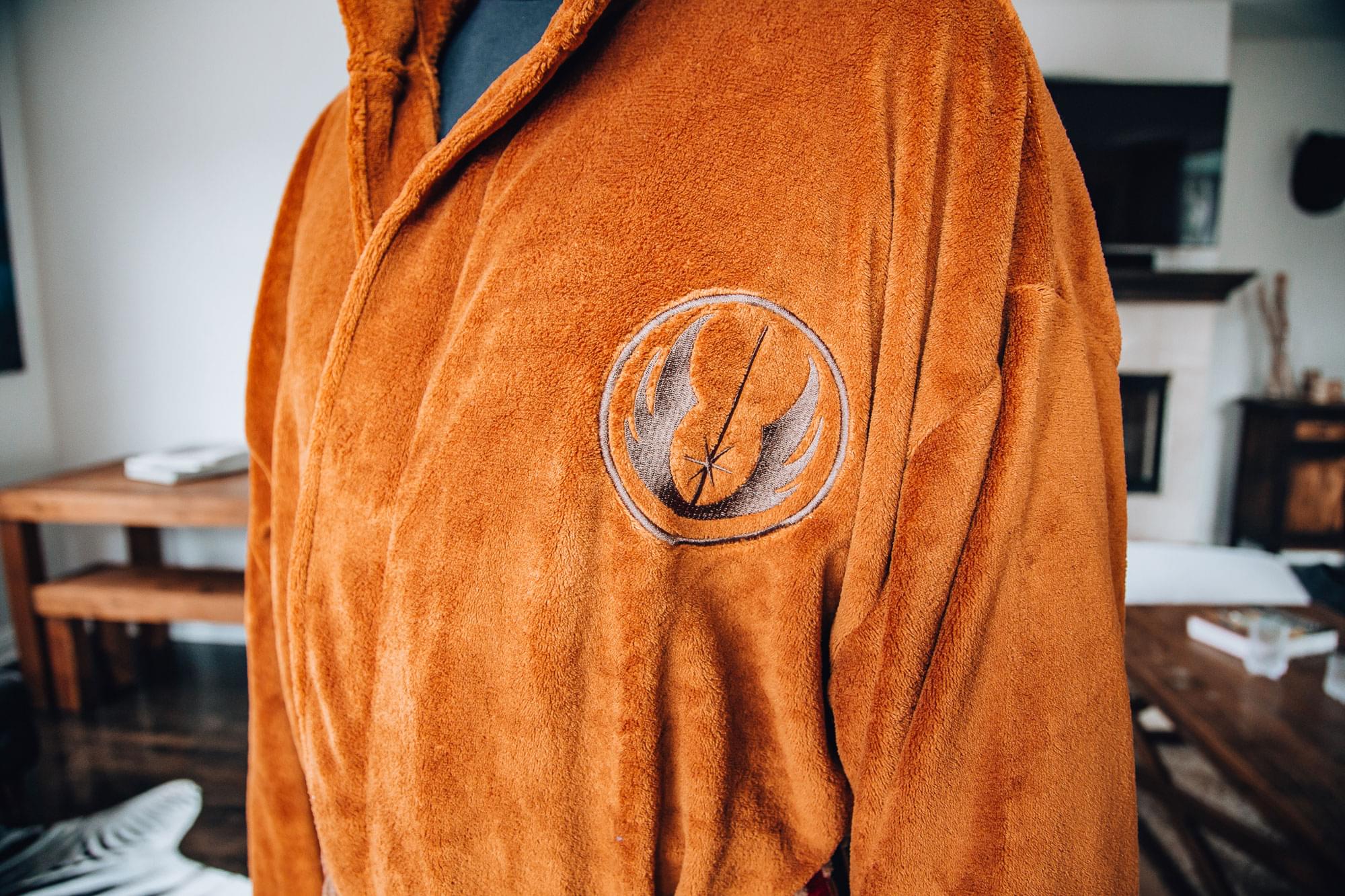 Unleash Your Inner Jedi with Our Universal One-Size-Fits-Most Adult Star Wars Hooded Bathrobe