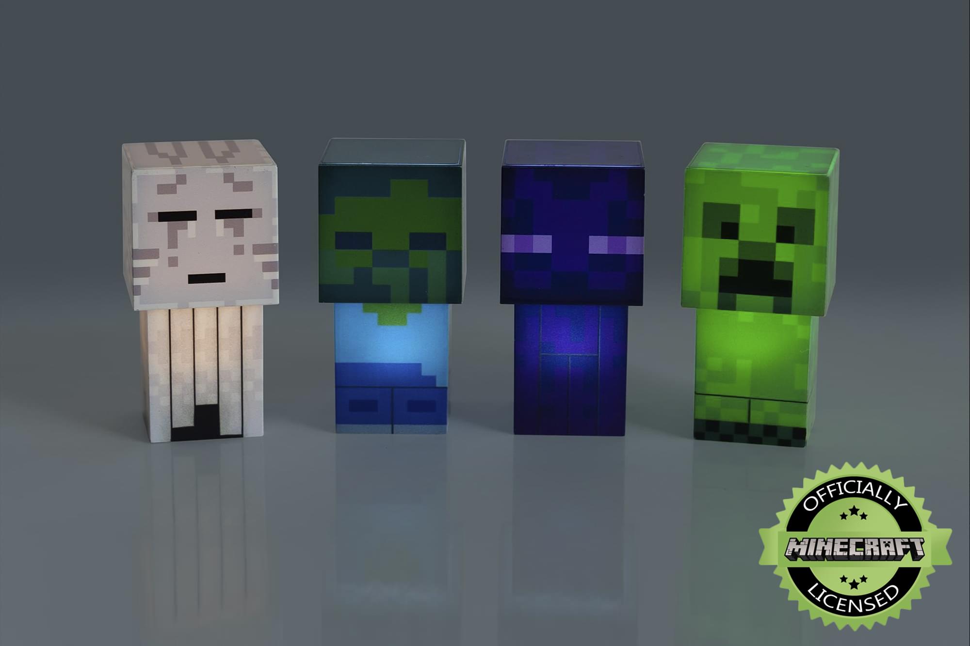 Light Up Your World with the Minecraft Mini Mob 4-Piece Figure Set