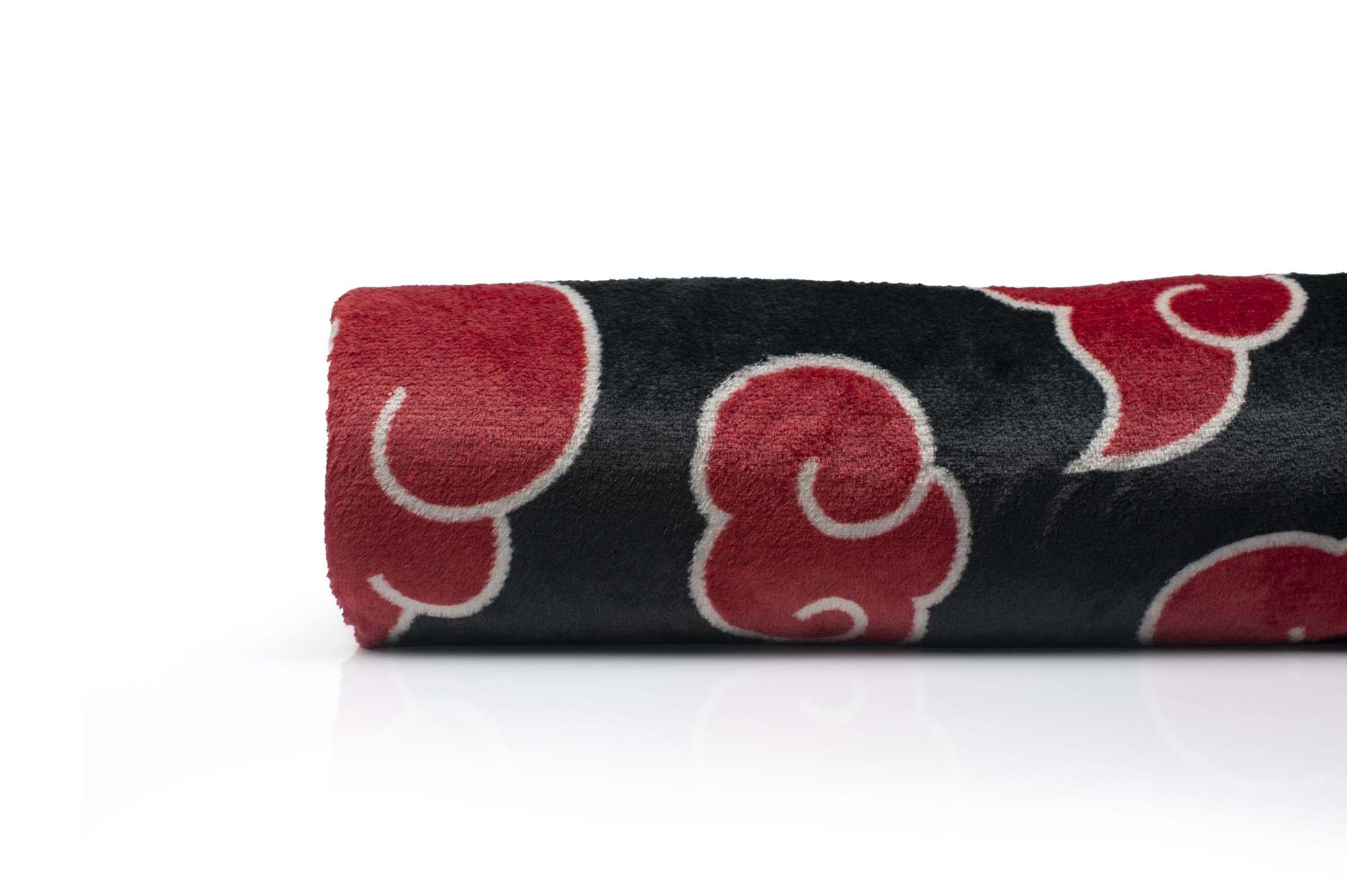 Naruto Shippuden Akatsuki Red Cloud Fleece Anime Throw Blanket - 60x45 Inches