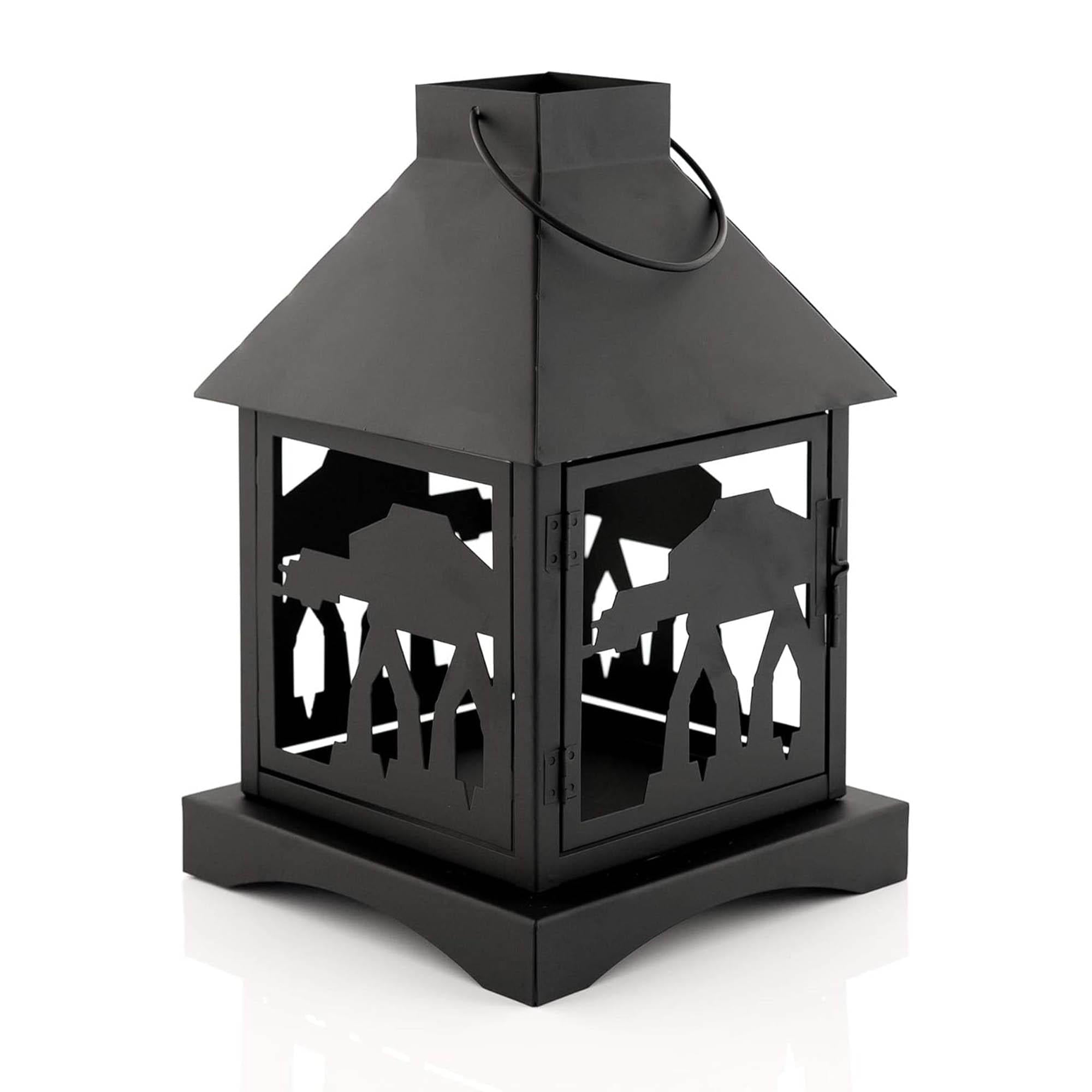 Epic Star Wars Black Stamped Lanterns: Imperial AT-AT Set of 2 - 12 Inches