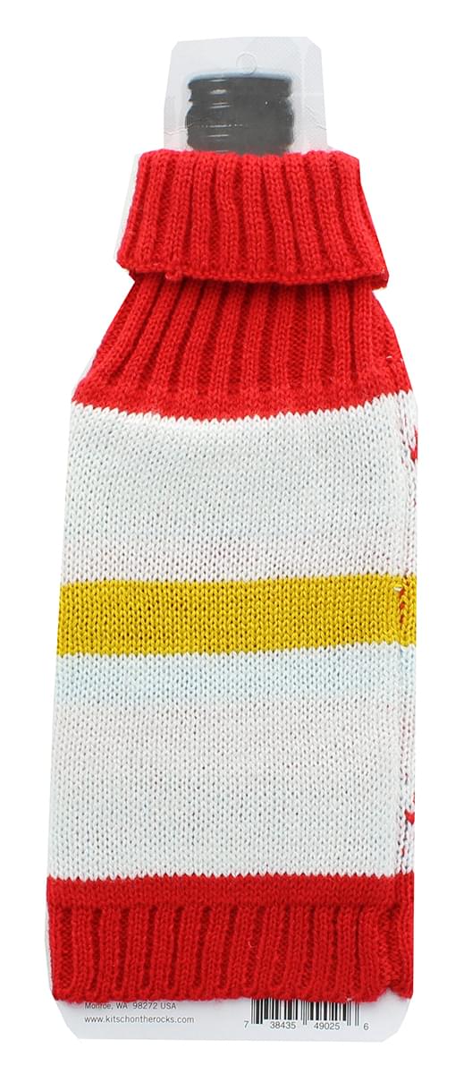 Cozy Knit Booze Bottle Cooler - Cheers to Good Times!