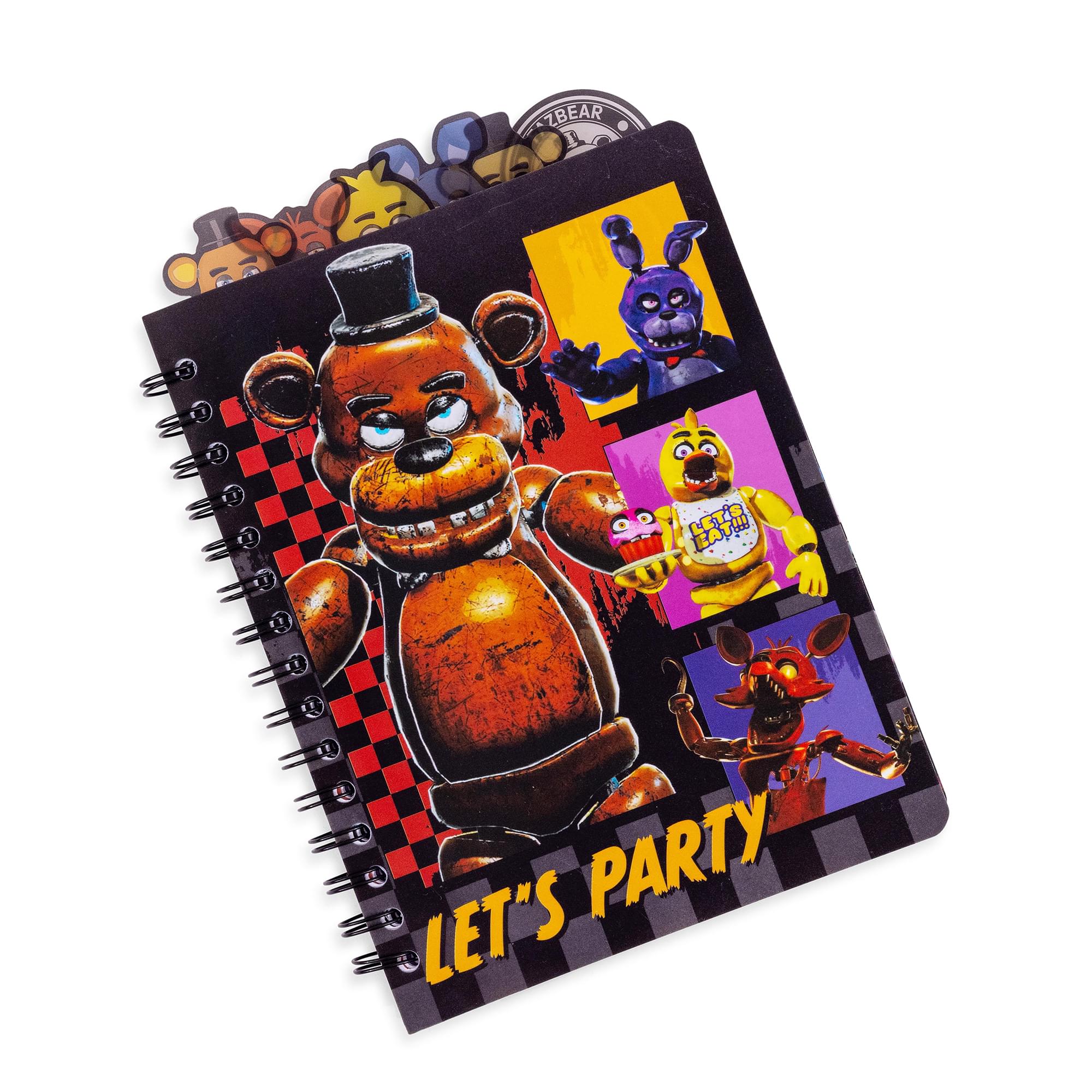 Five Nights At Freddy's: Special Delivery Party-Ready 6-Tab Spiral Notebook
