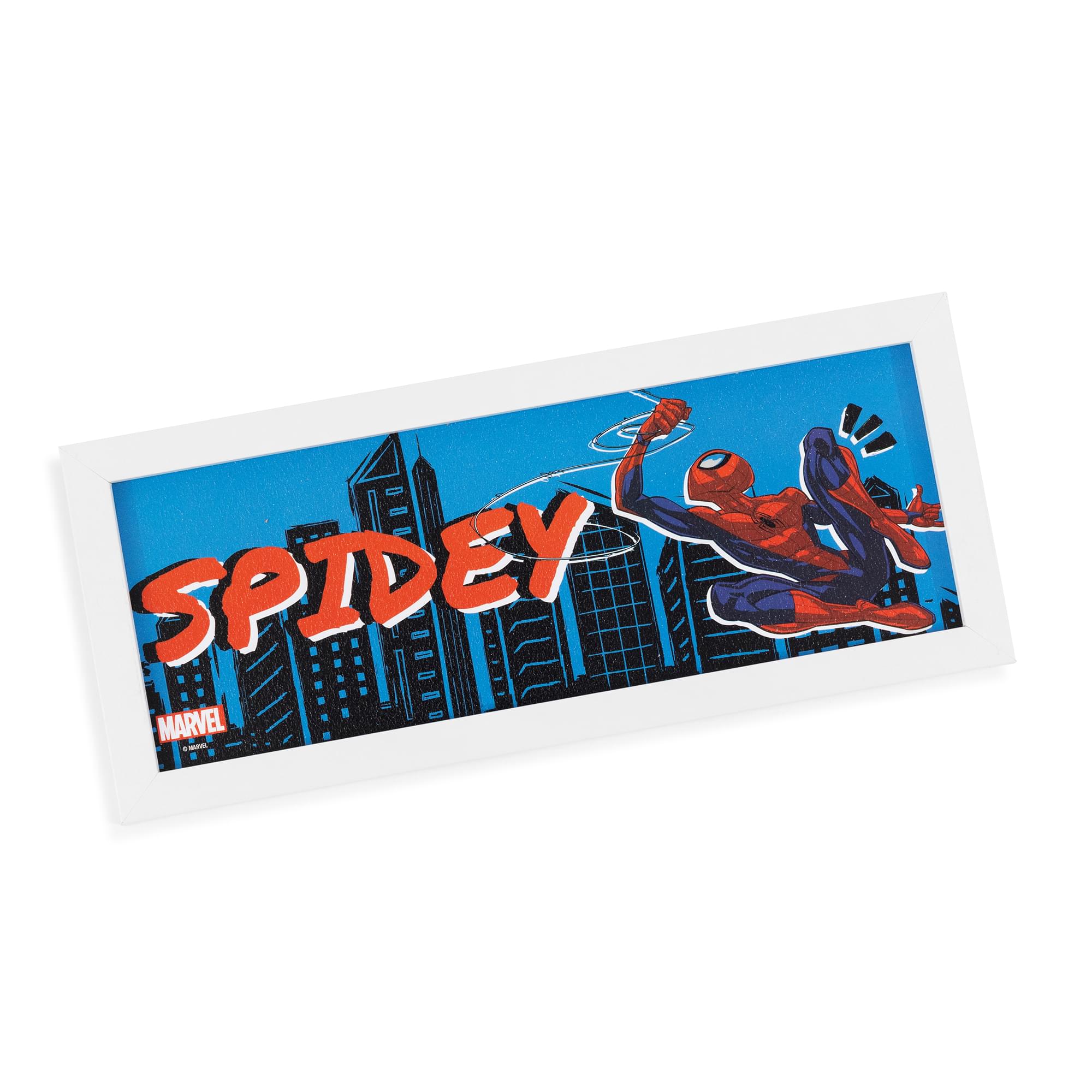 Epic Marvel Spider-Man 12 x 5 Inch Framed MDF Wall Art
