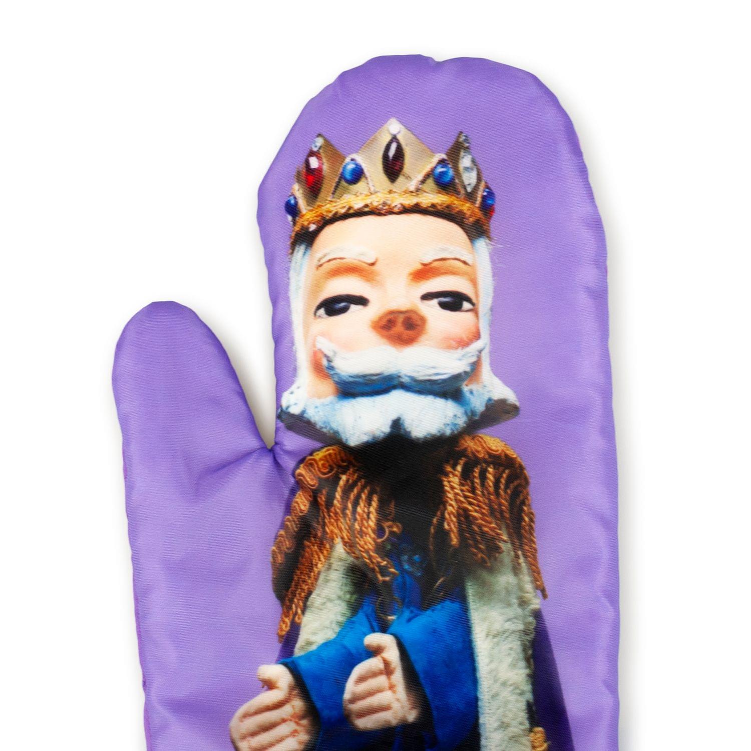 Show Your Love with Mister Rogers' Neighborhood King Friday Puppet Oven Mitt - TV Show Merchandise