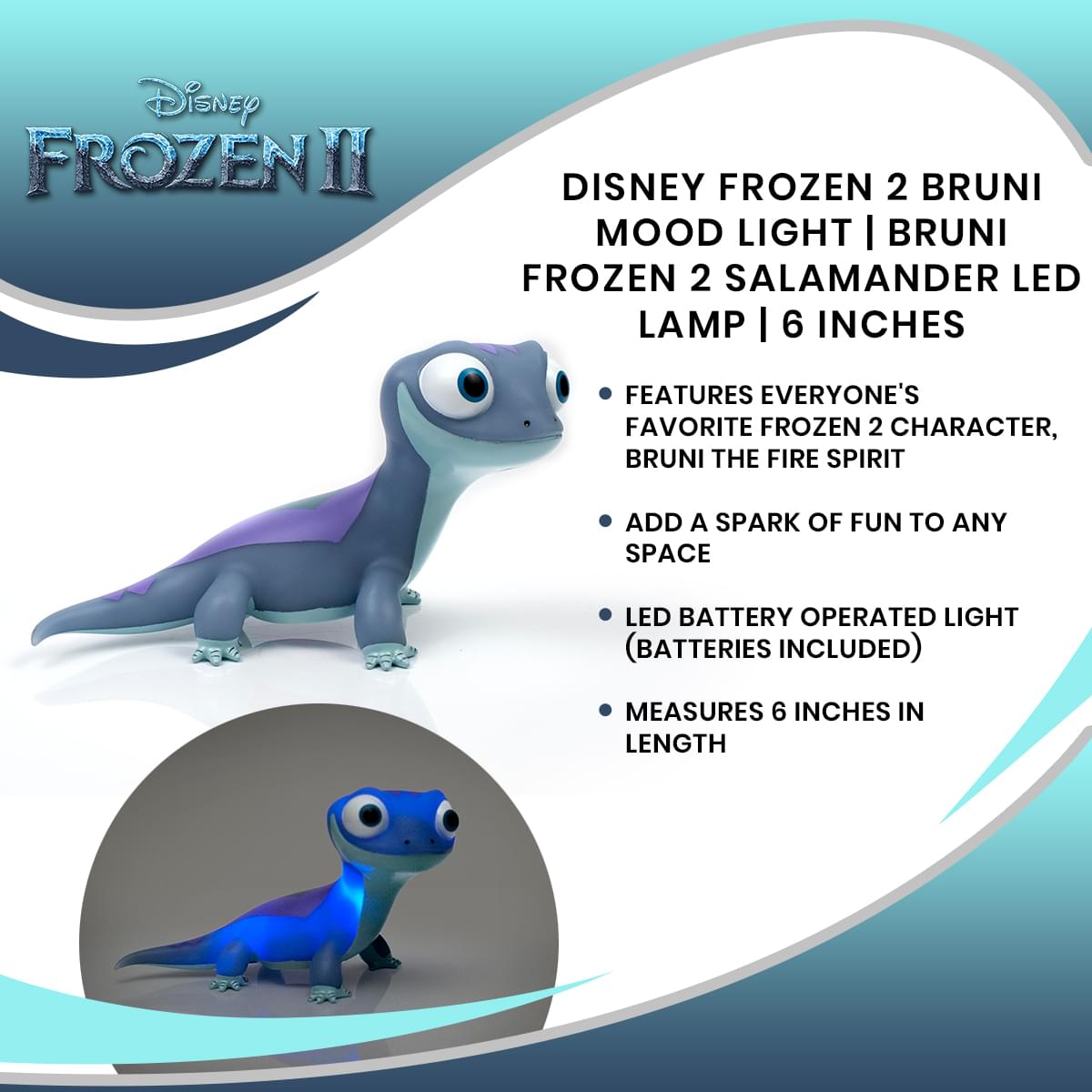 ✨Disney Frozen 2 Bruni Magic Mood Light - 6 Inches